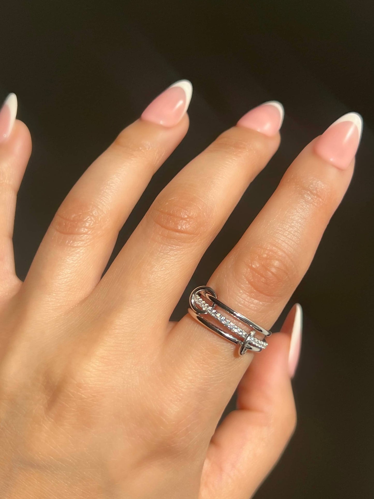 Nina Triple Band Sterling Silver Ring (Pre-Order)