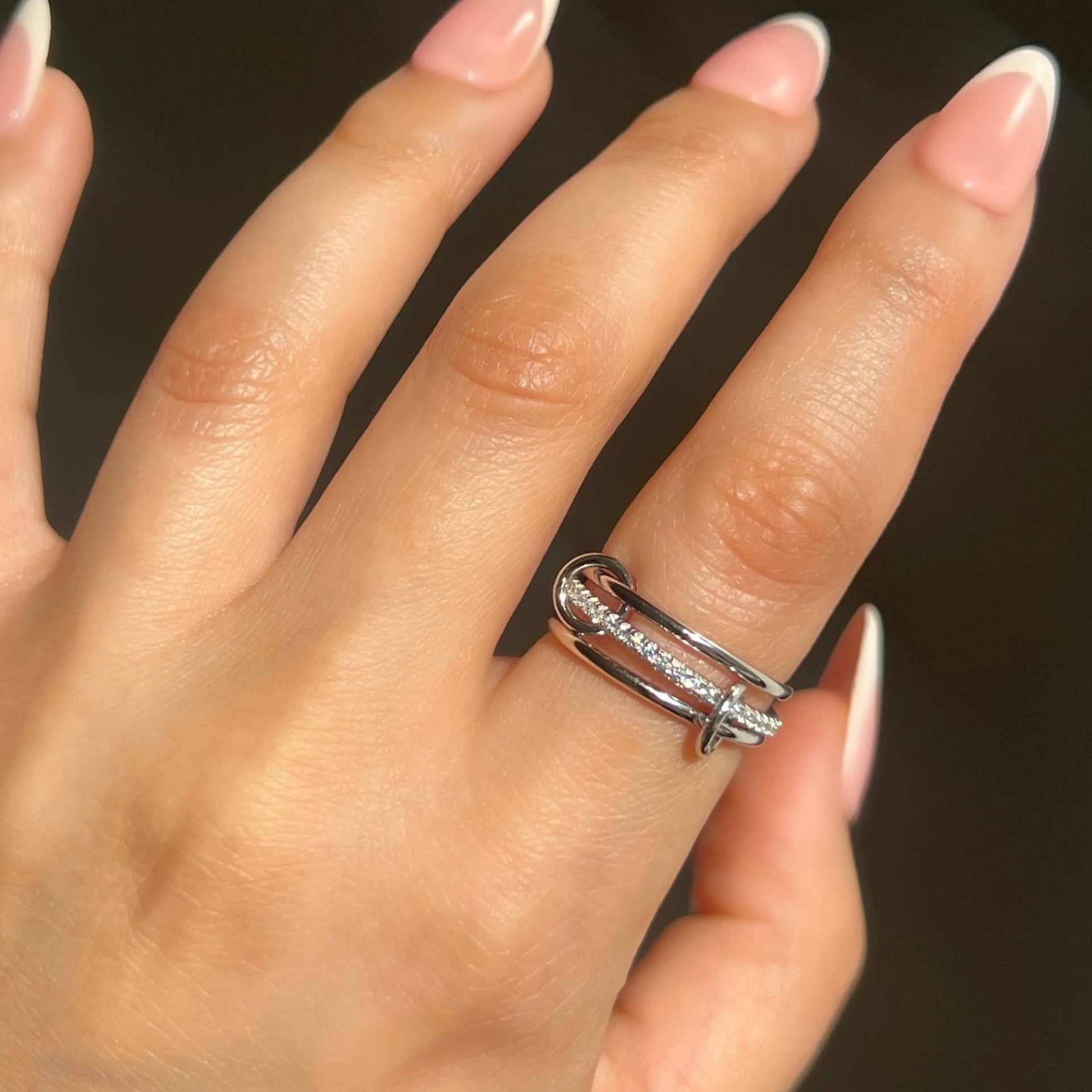 Nina Triple Band Sterling Silver Ring (Pre-Order)- Silver