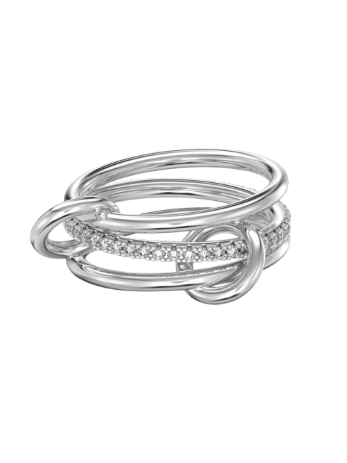 Nina Triple Band Sterling Silver Ring (Pre-Order)