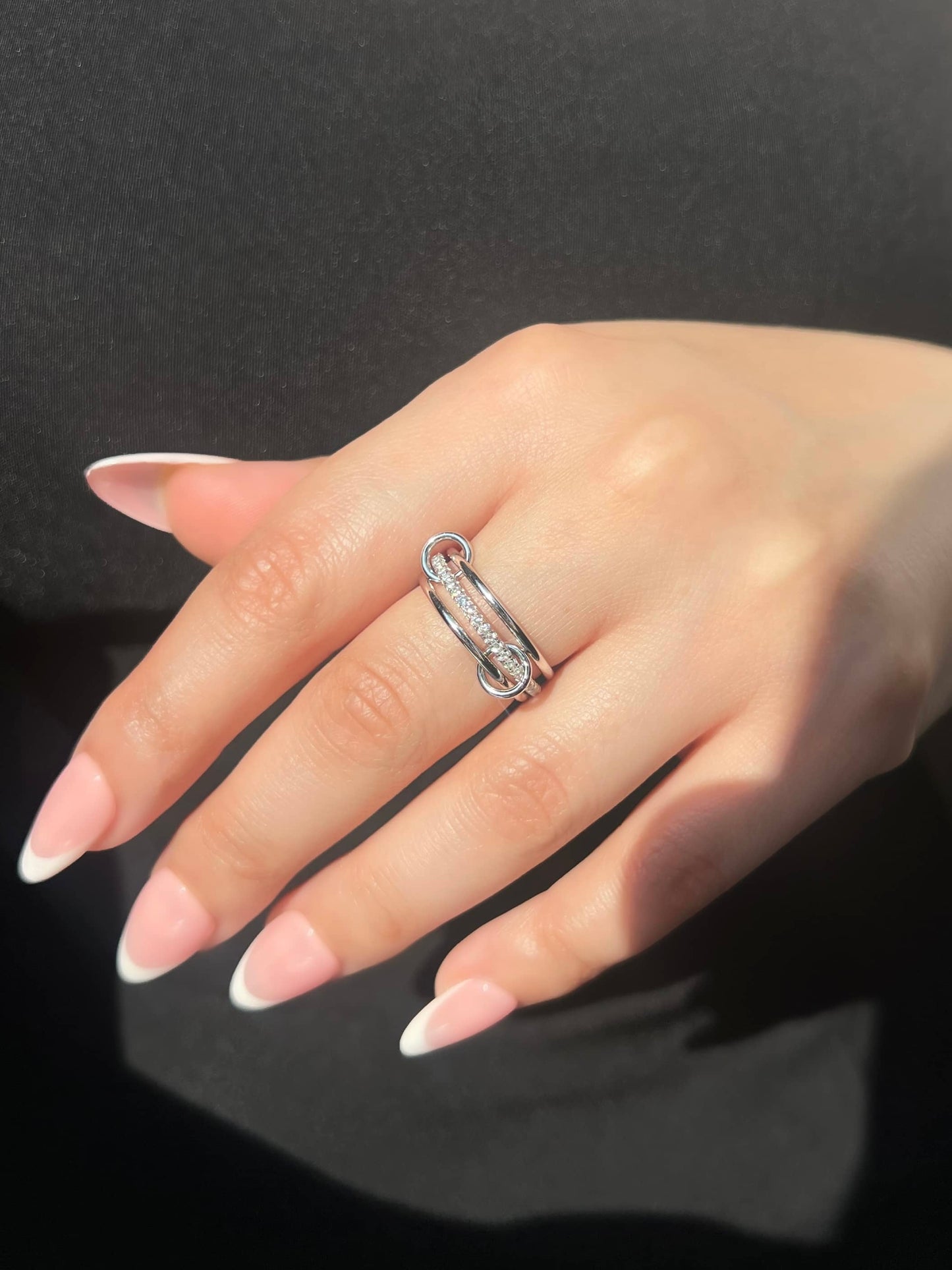 Nina Triple Band Sterling Silver Ring (Pre-Order)