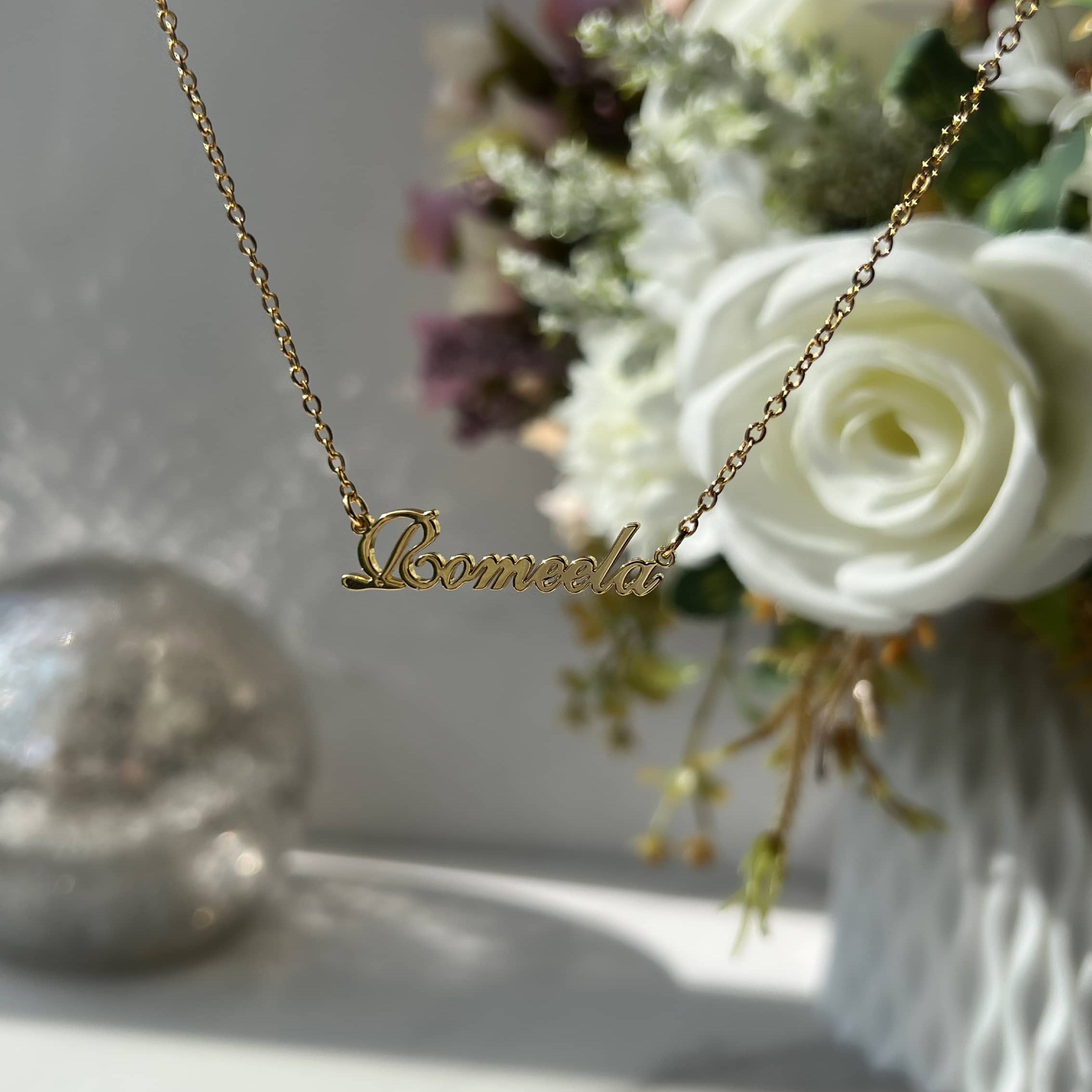 Jasmine Custom Name Necklace