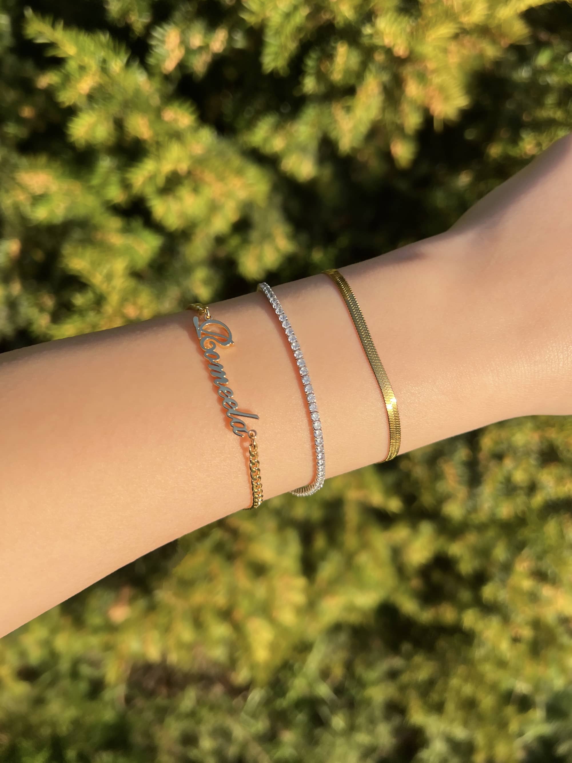 Jasmine Custom Name Bracelet