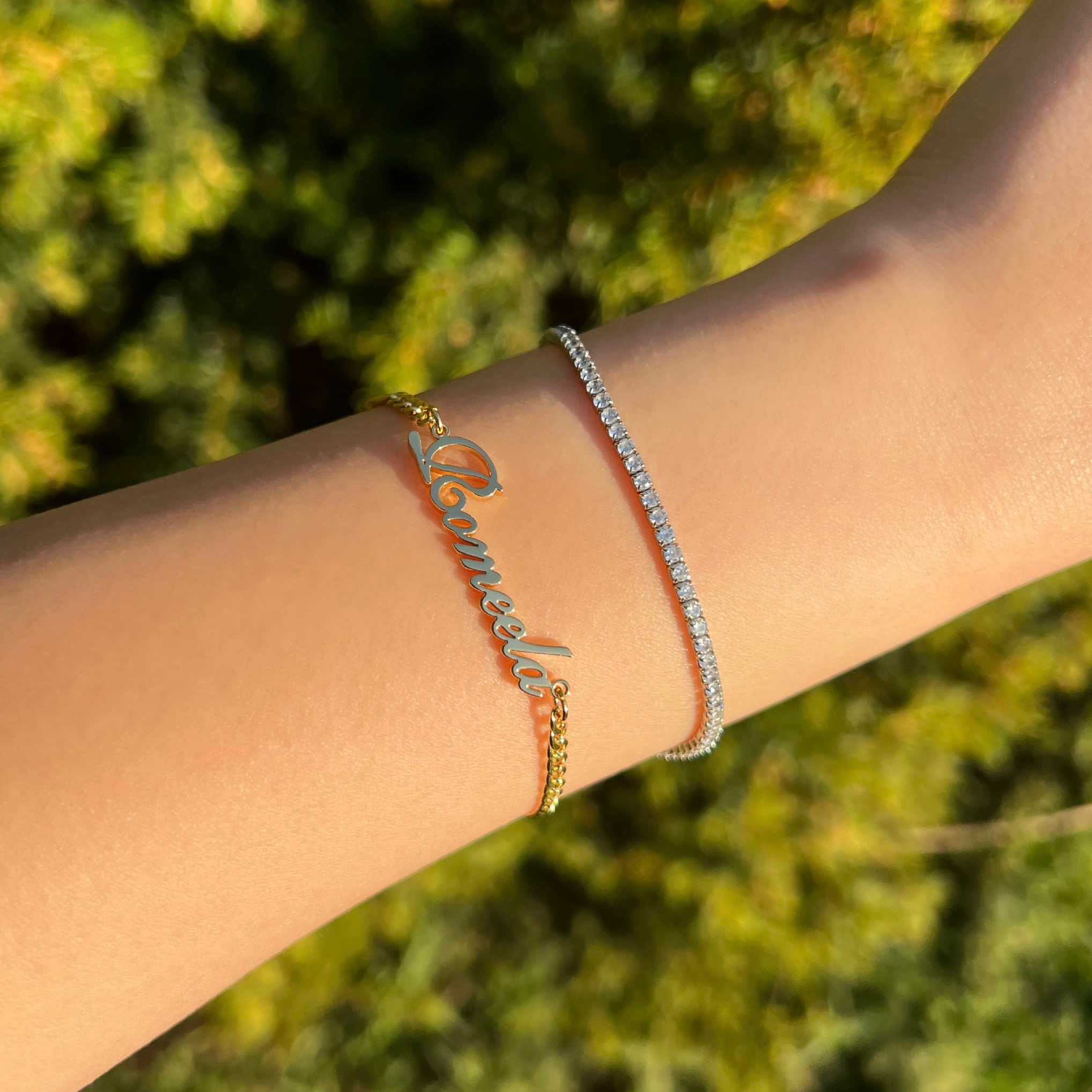 Jasmine Custom Name Bracelet