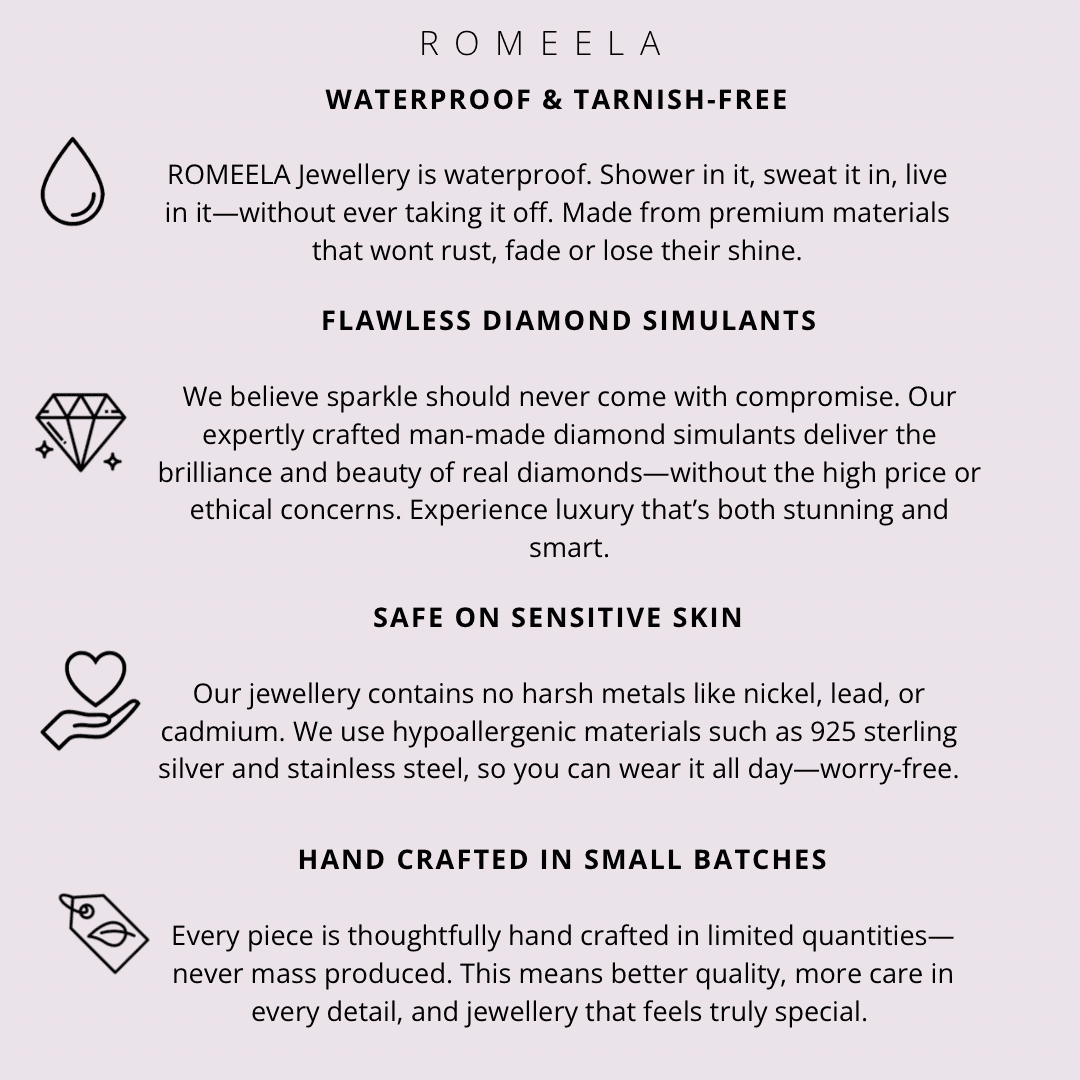 Arabic Custom Name Necklace With Pavé Diamond Simulants