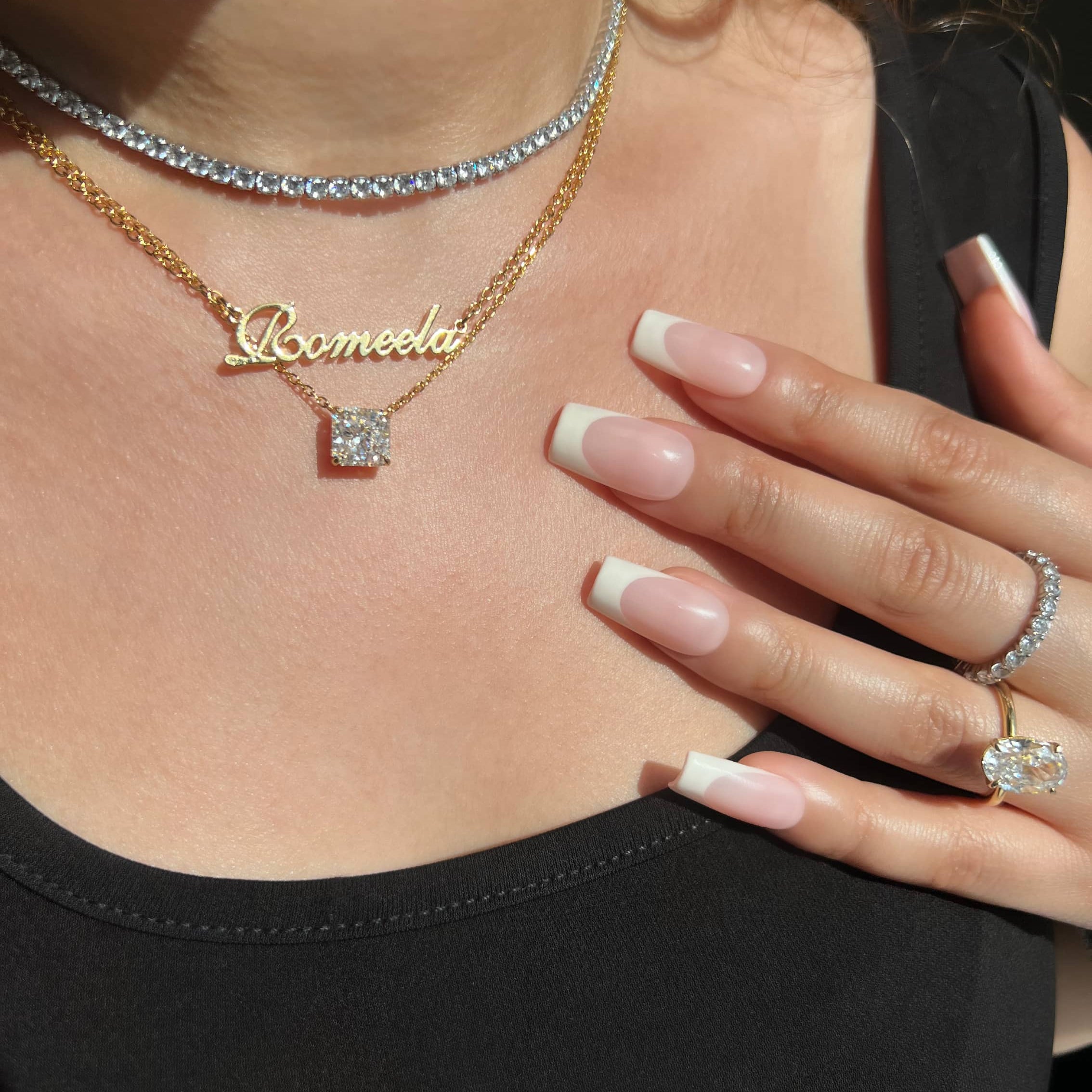 Jasmine Custom Name Necklace