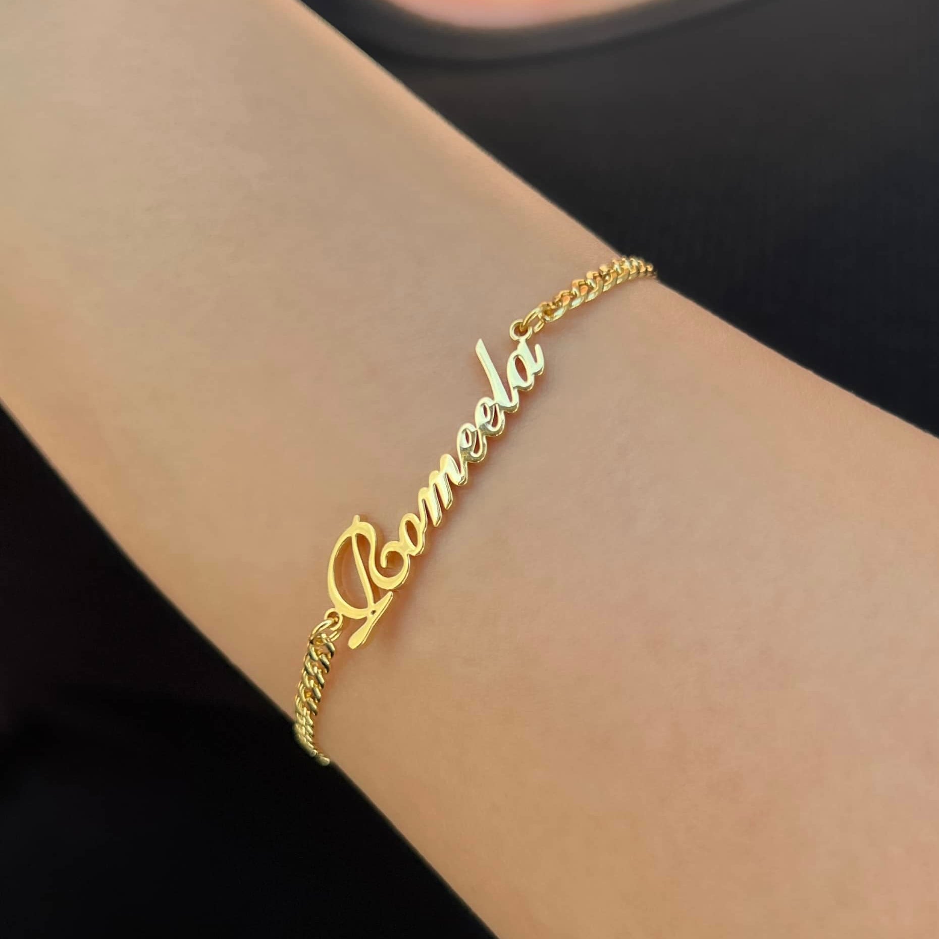 Jasmine Custom Name Bracelet