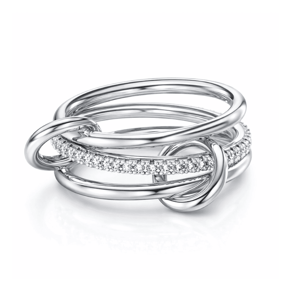Nina Triple Band Sterling Silver Ring (Pre-Order)