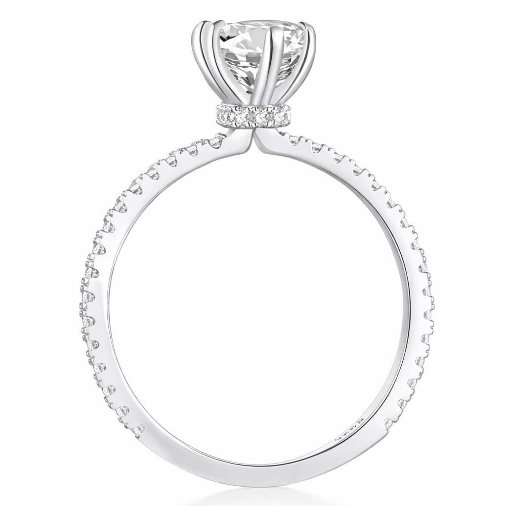 Farah Marquise Cut Sterling Silver Ring- Silver (Pre-Order)