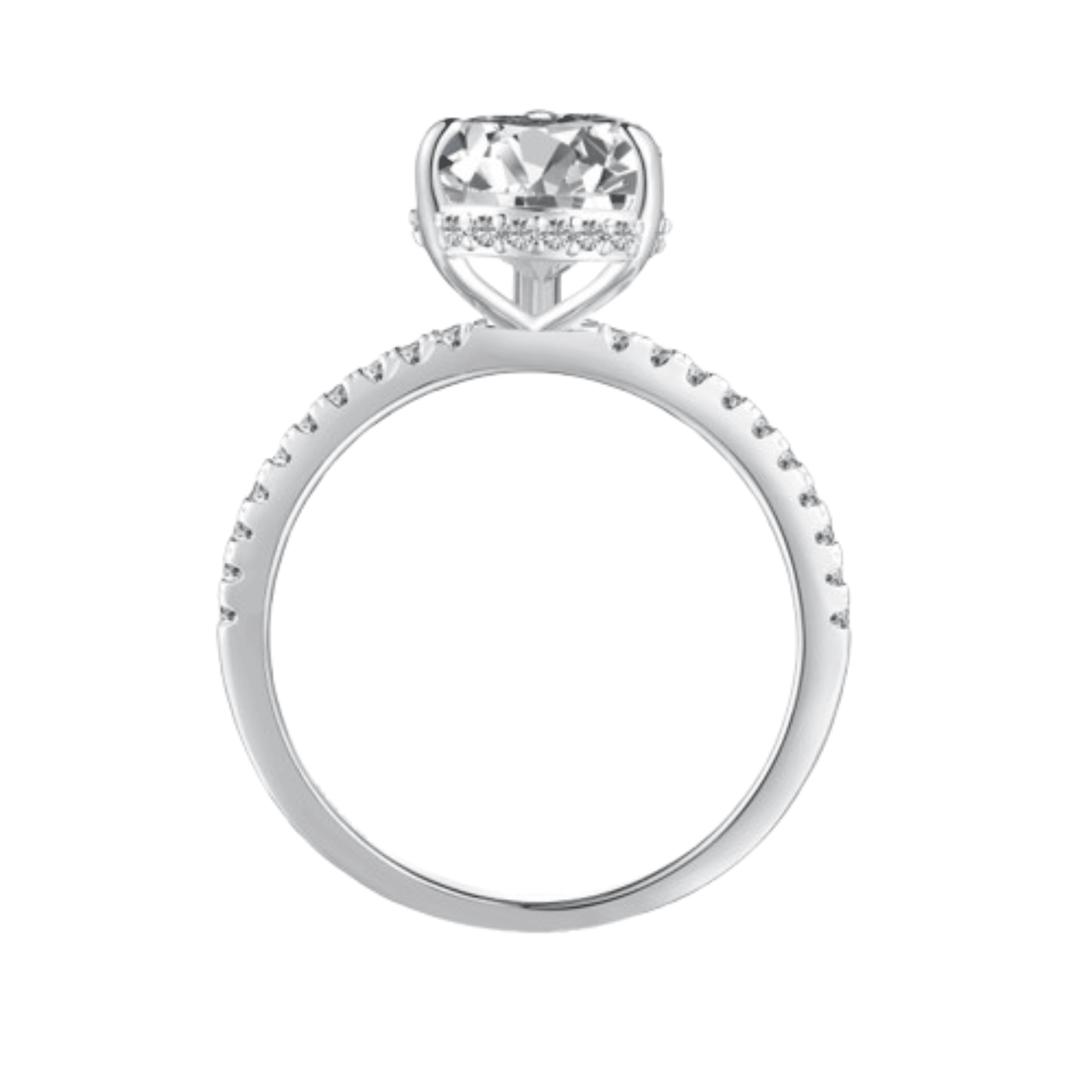 Serรฉna Pear Cut Sterling Silver Ring- Silver (Pre-Order)