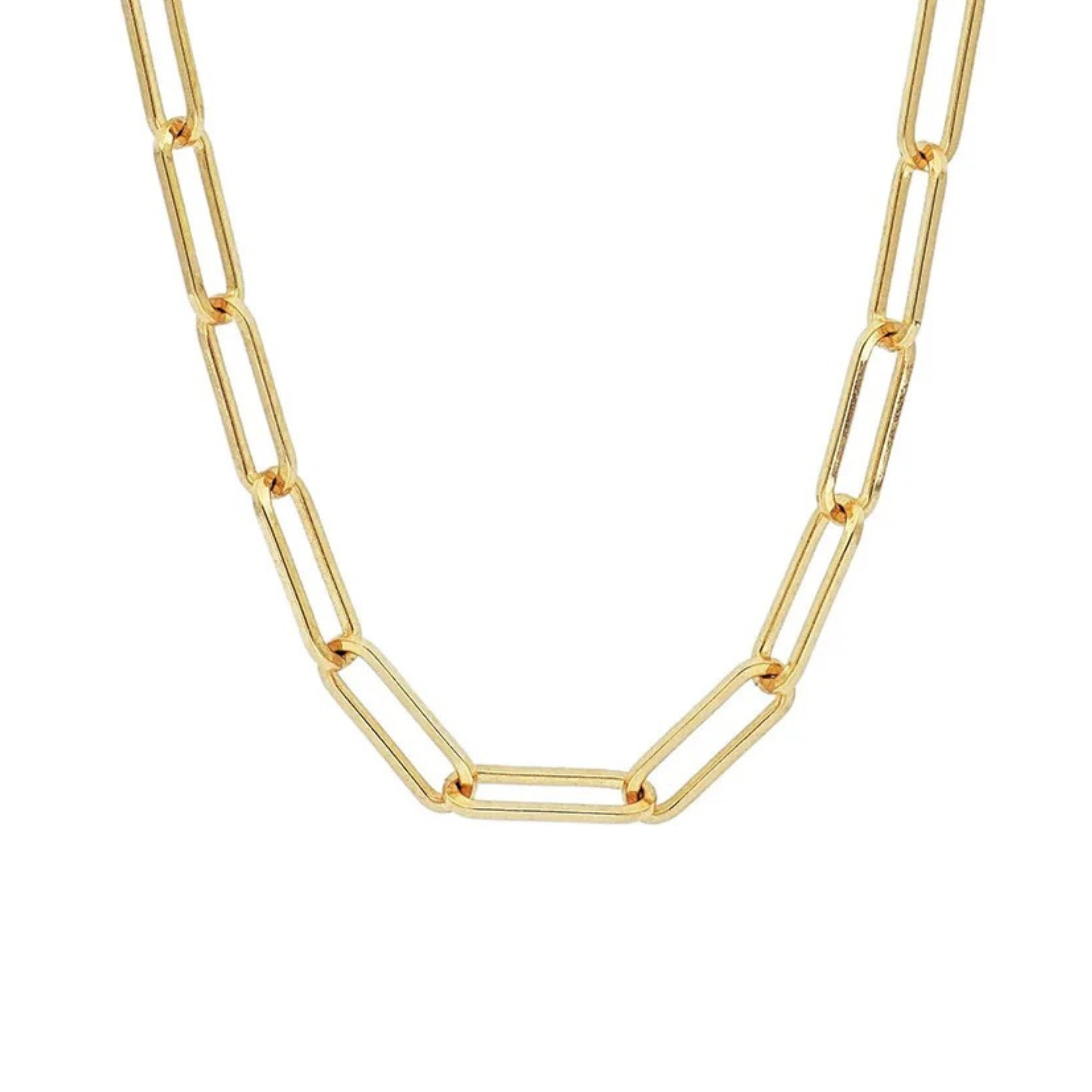 Gold Link Chain Necklace