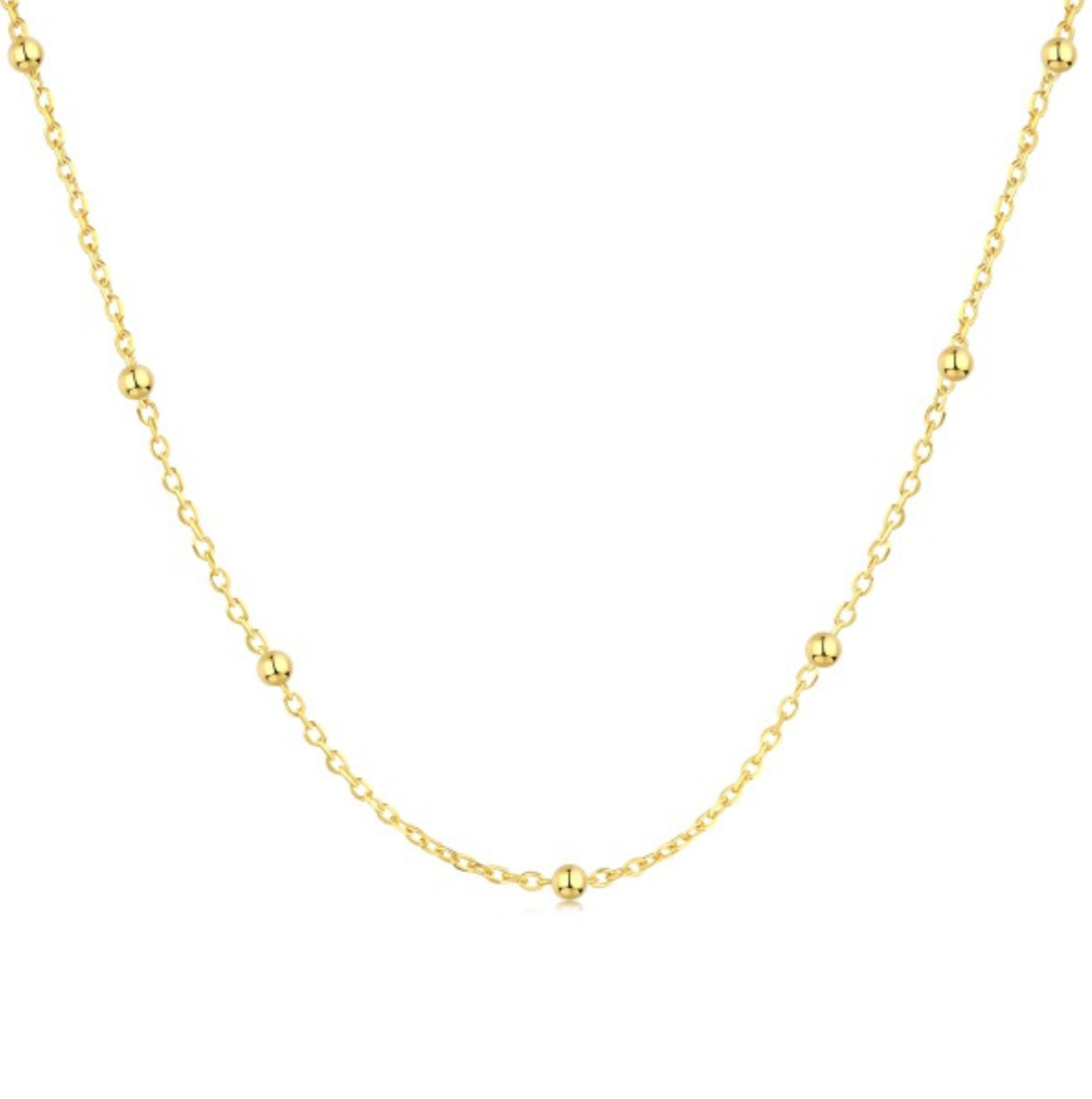 Nora Gold Ball Sterling Silver Necklace