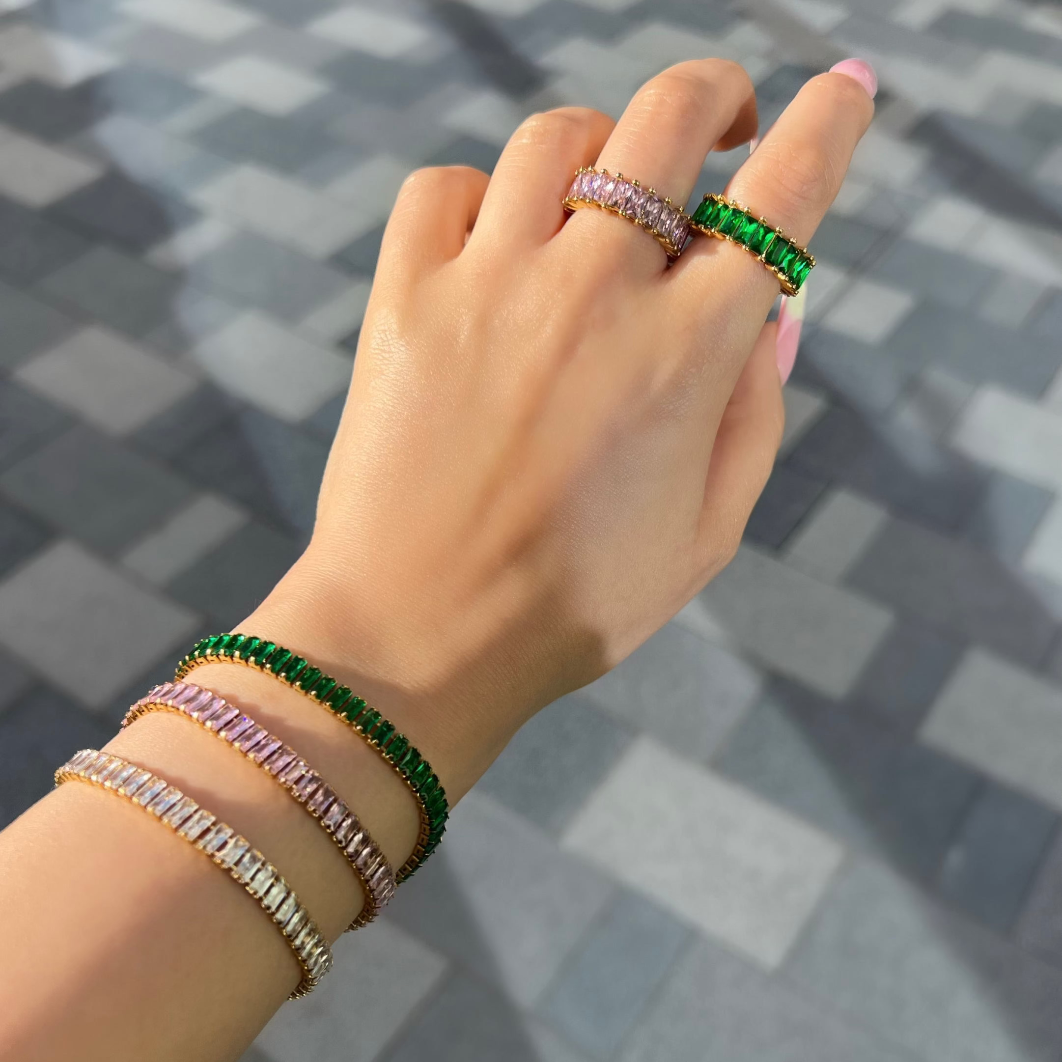 Baguette Tennis Bracelet