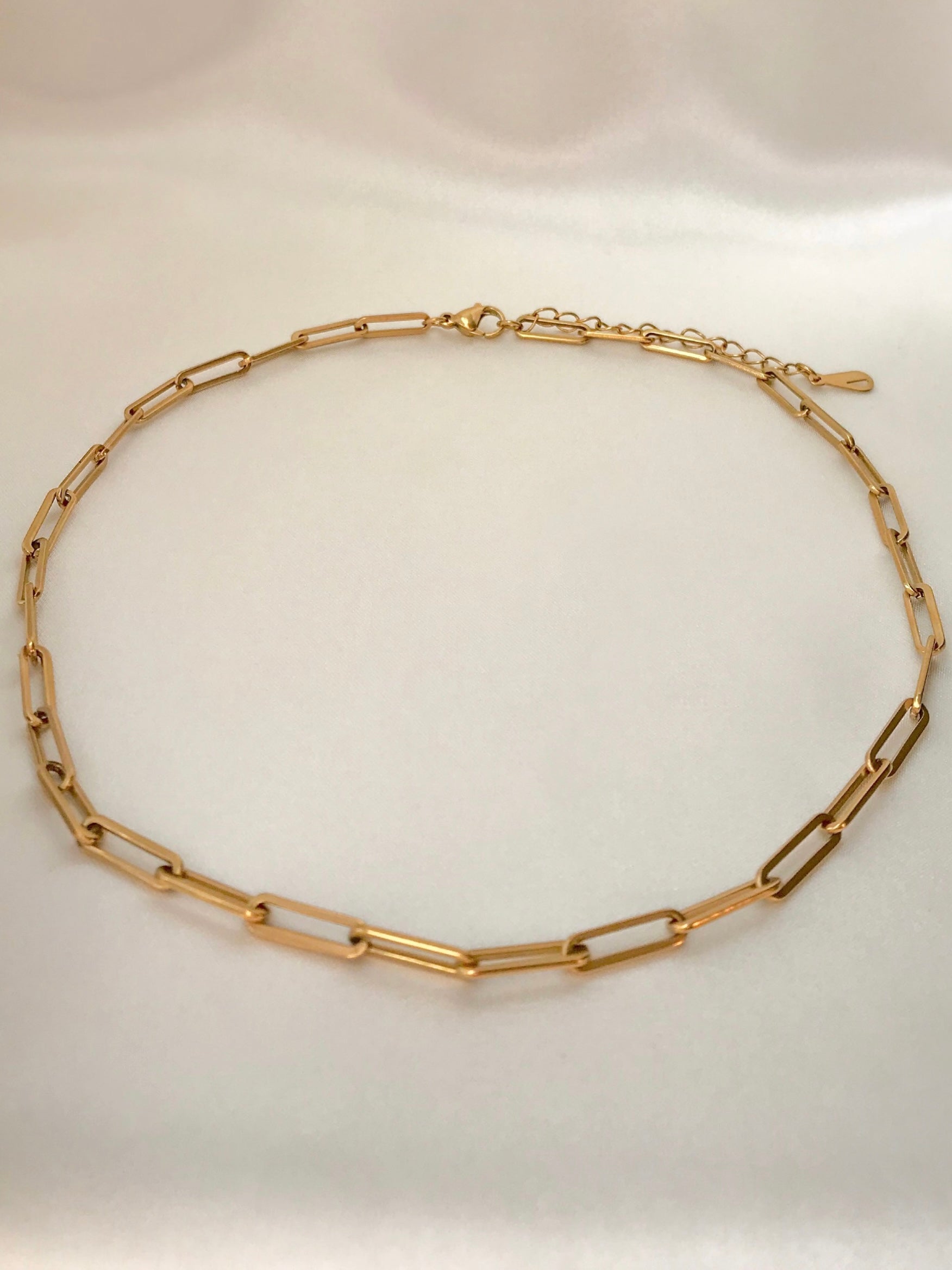 Gold Link Chain Necklace