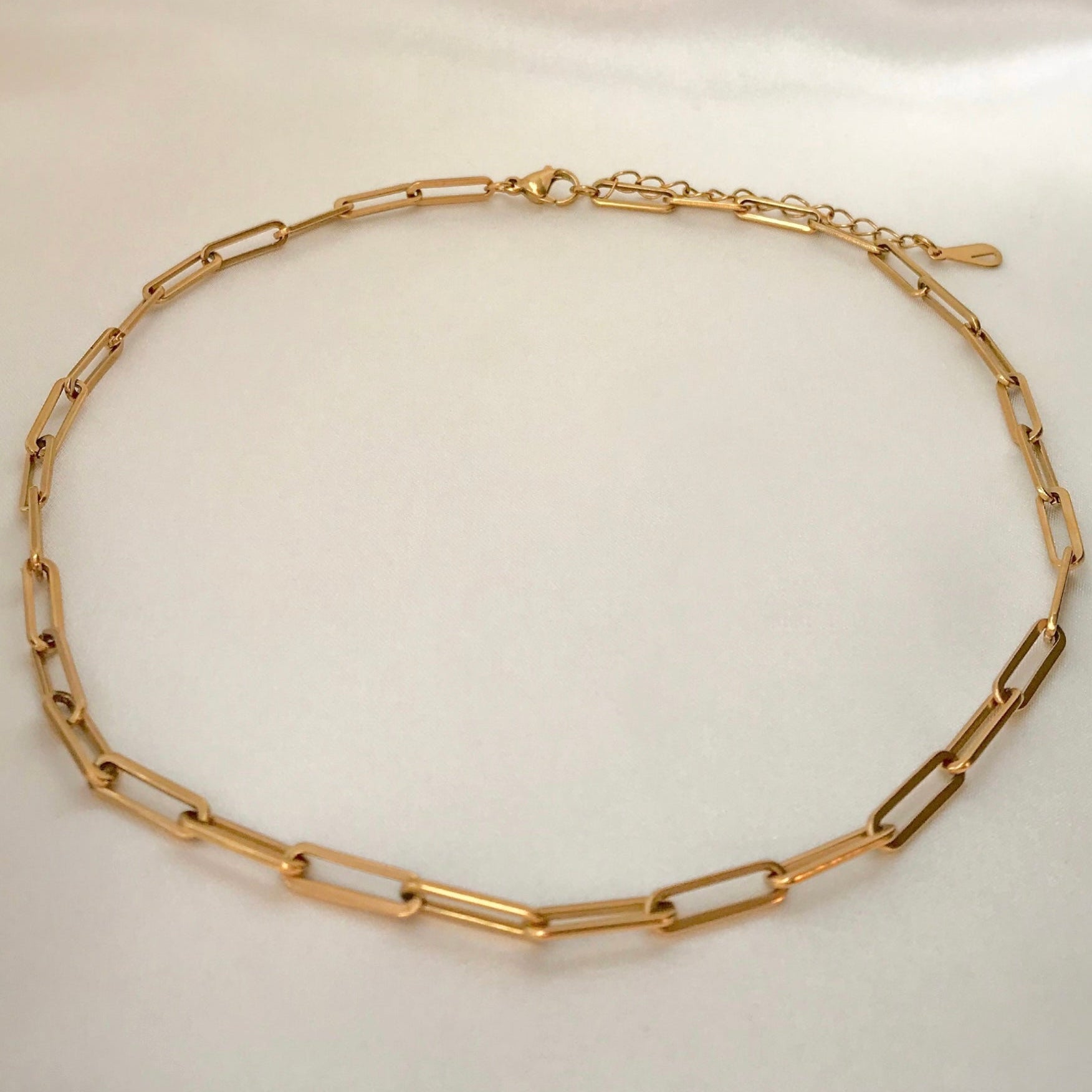 Gold Link Chain Necklace