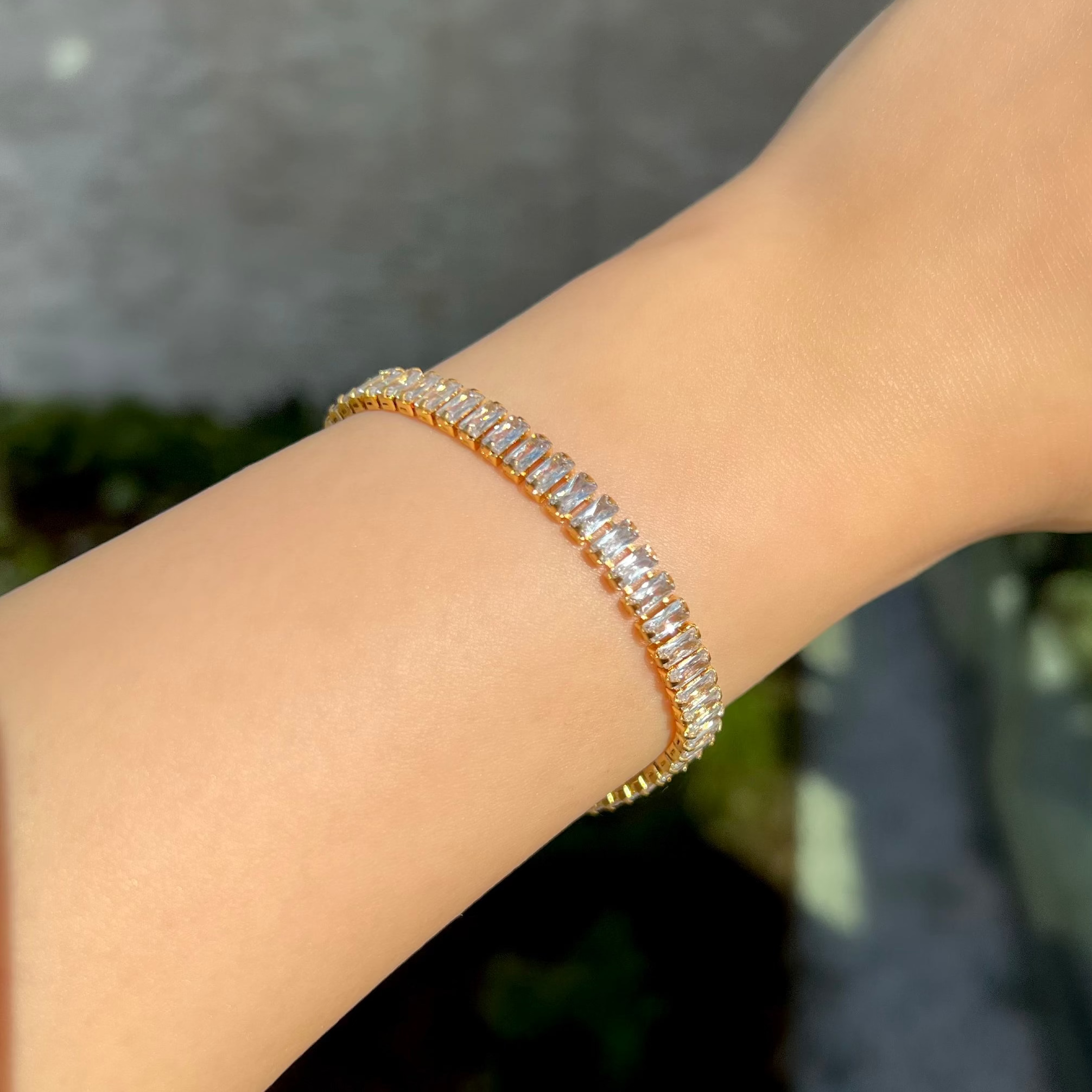 Baguette Tennis Bracelet