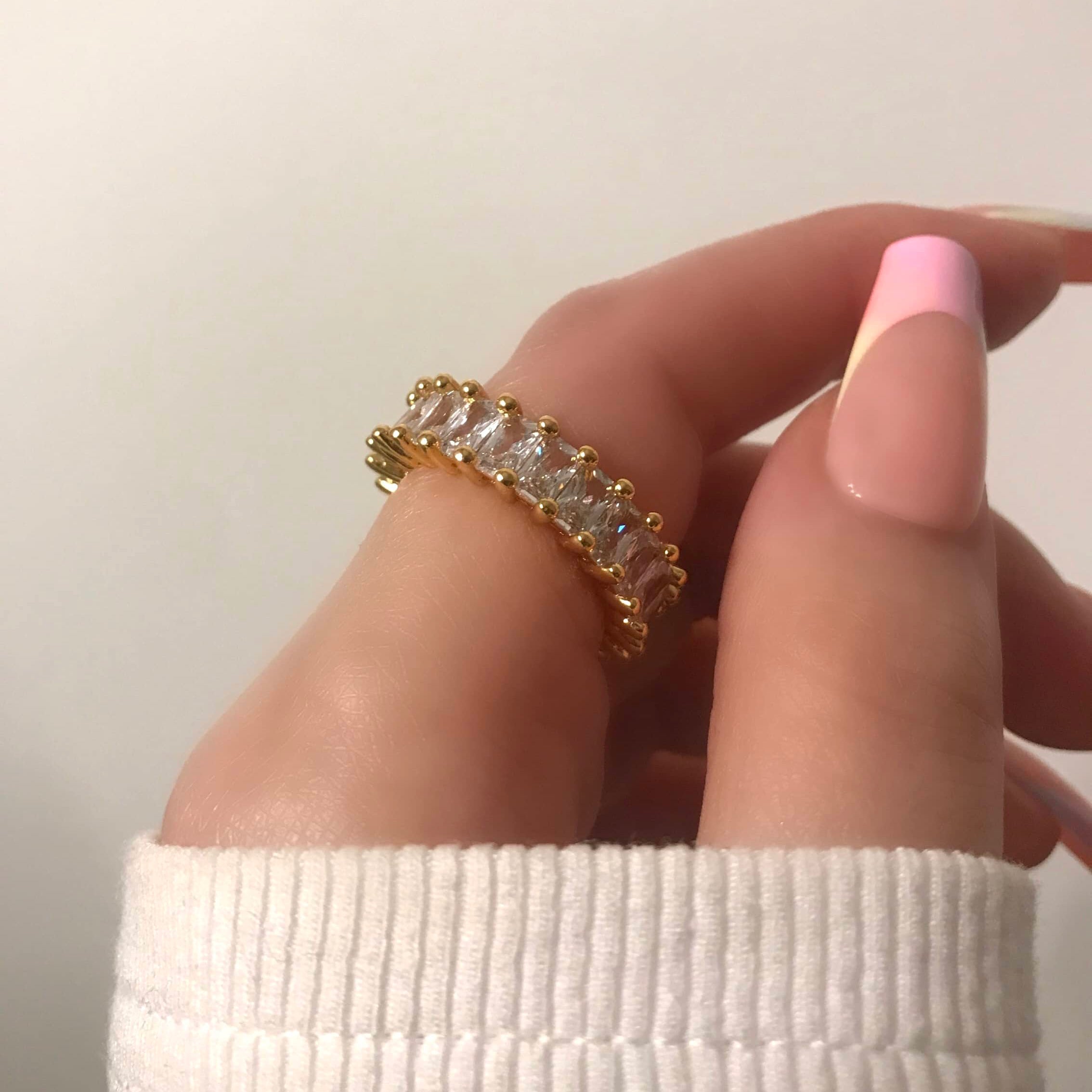 Cianá Gold Cubic Zirconia Ring