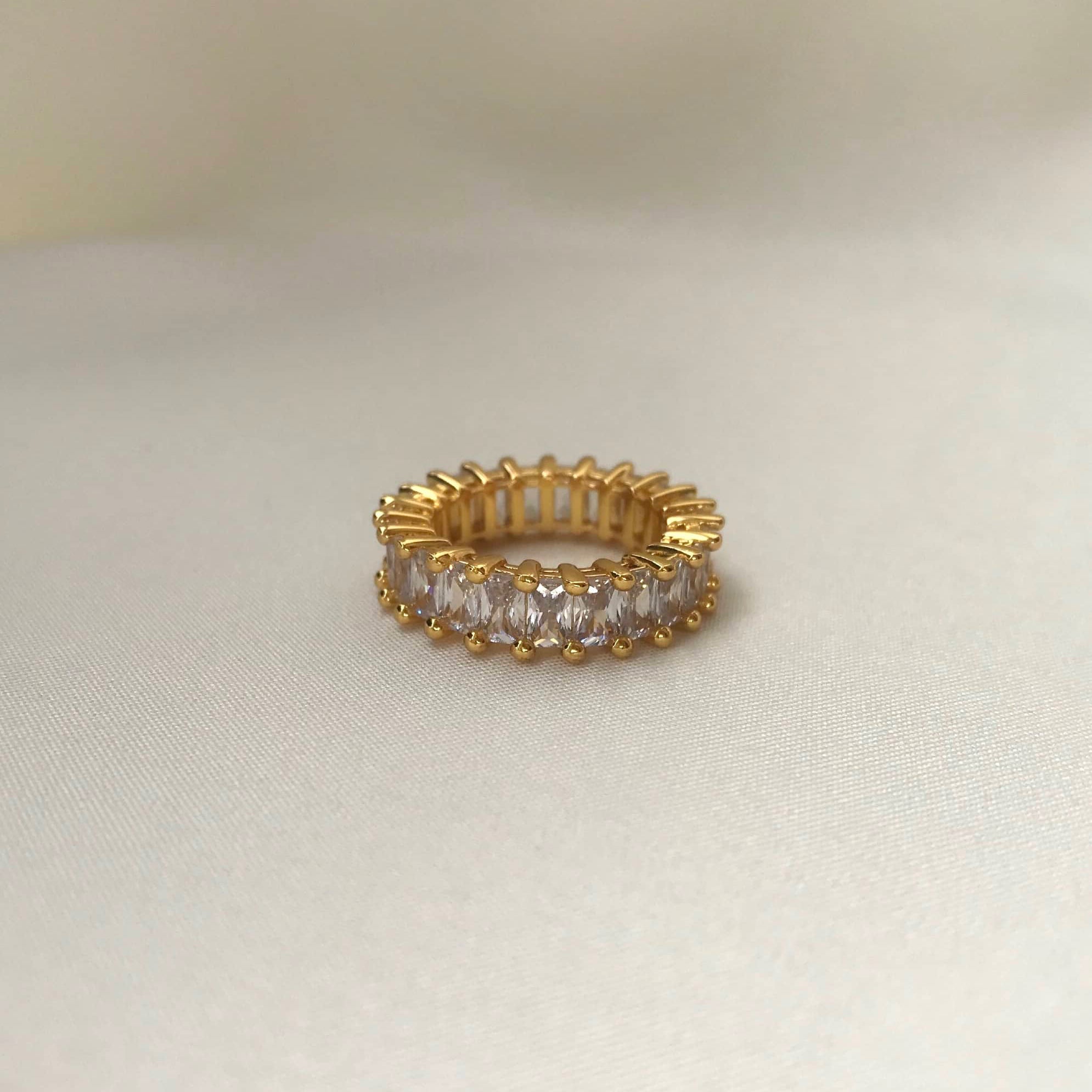 Cianá Gold Cubic Zirconia Ring