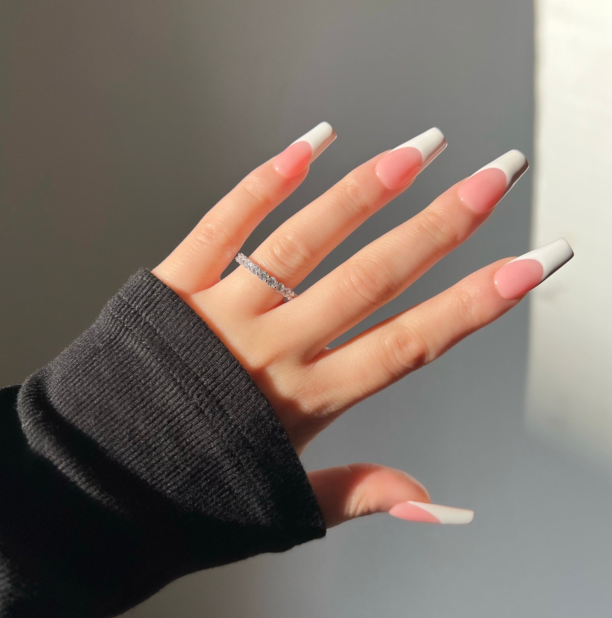 Eva Round Cut Eternity Band Sterling Silver Ring- Silver (Pre-Order)