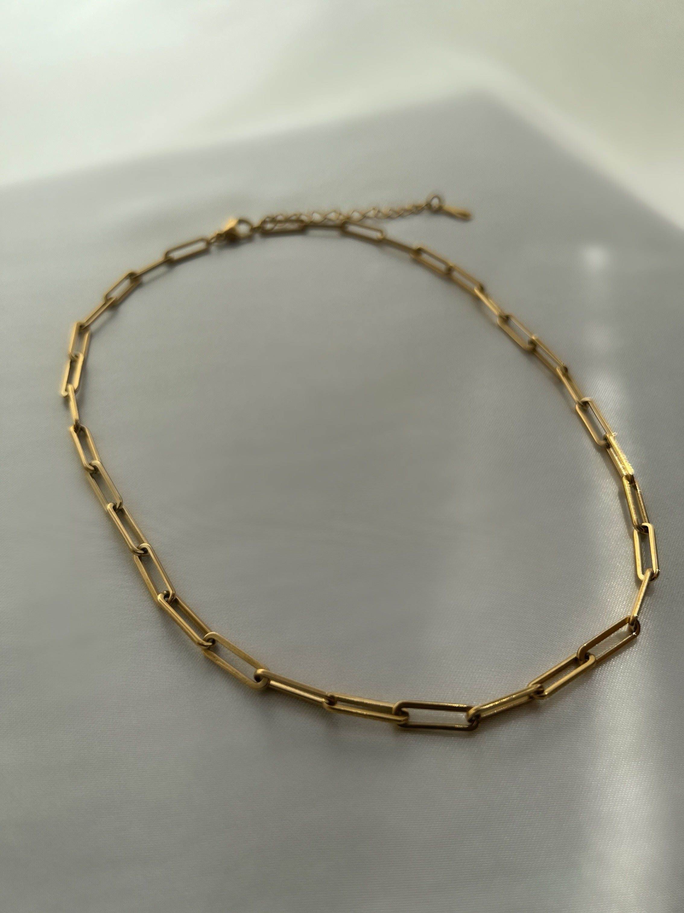 Gold Link Chain Necklace