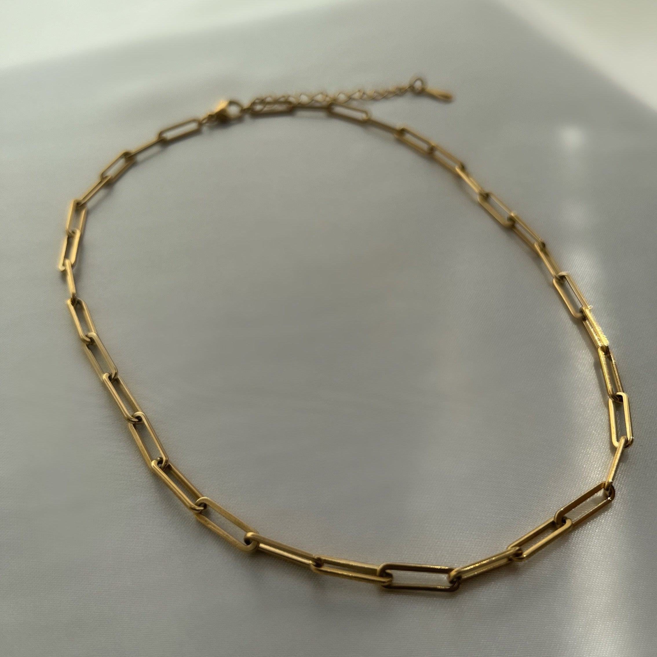 Gold Link Chain Necklace