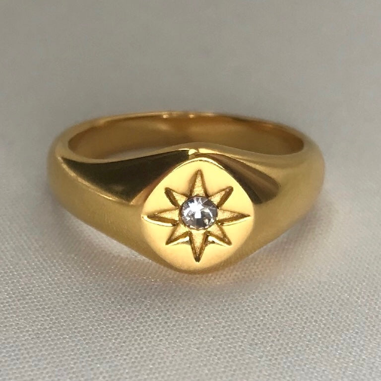Starlight Signet Ring