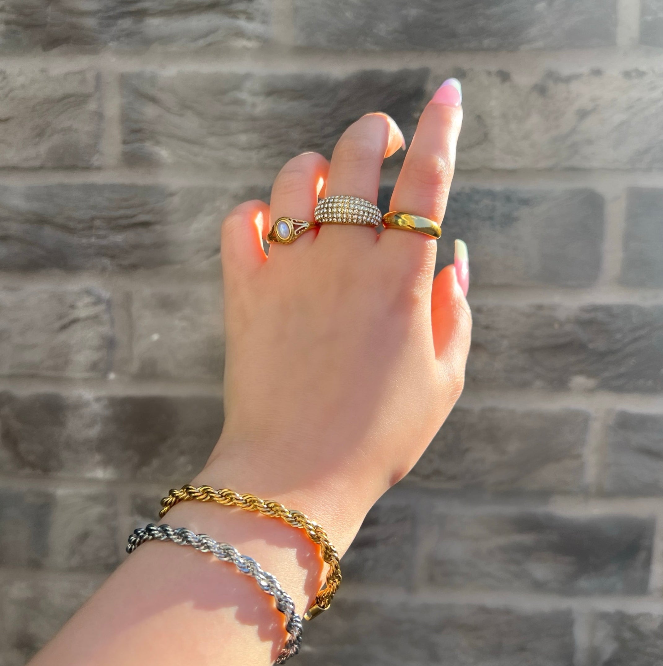 Julia Gold Dome Ring