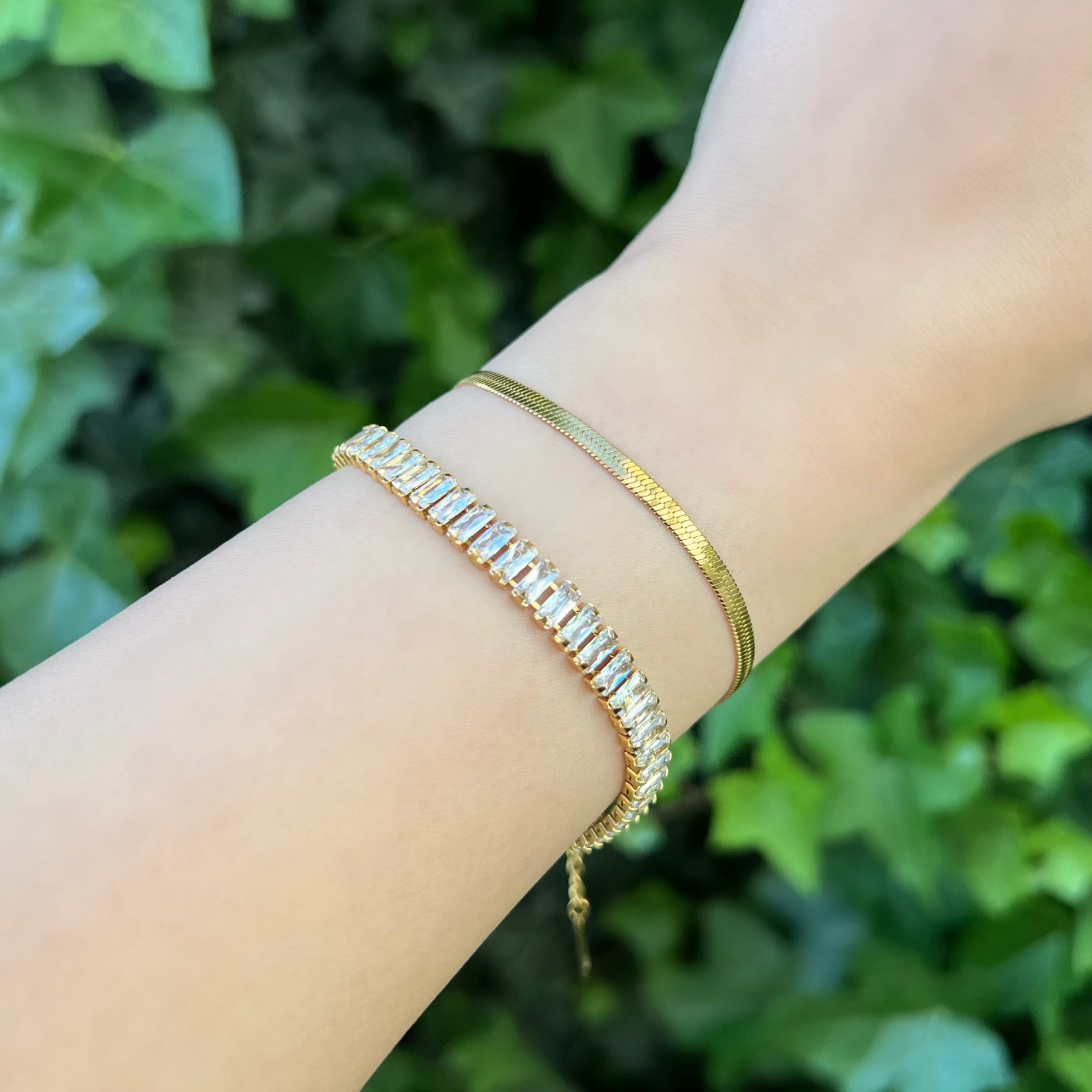 Baguette Tennis Bracelet