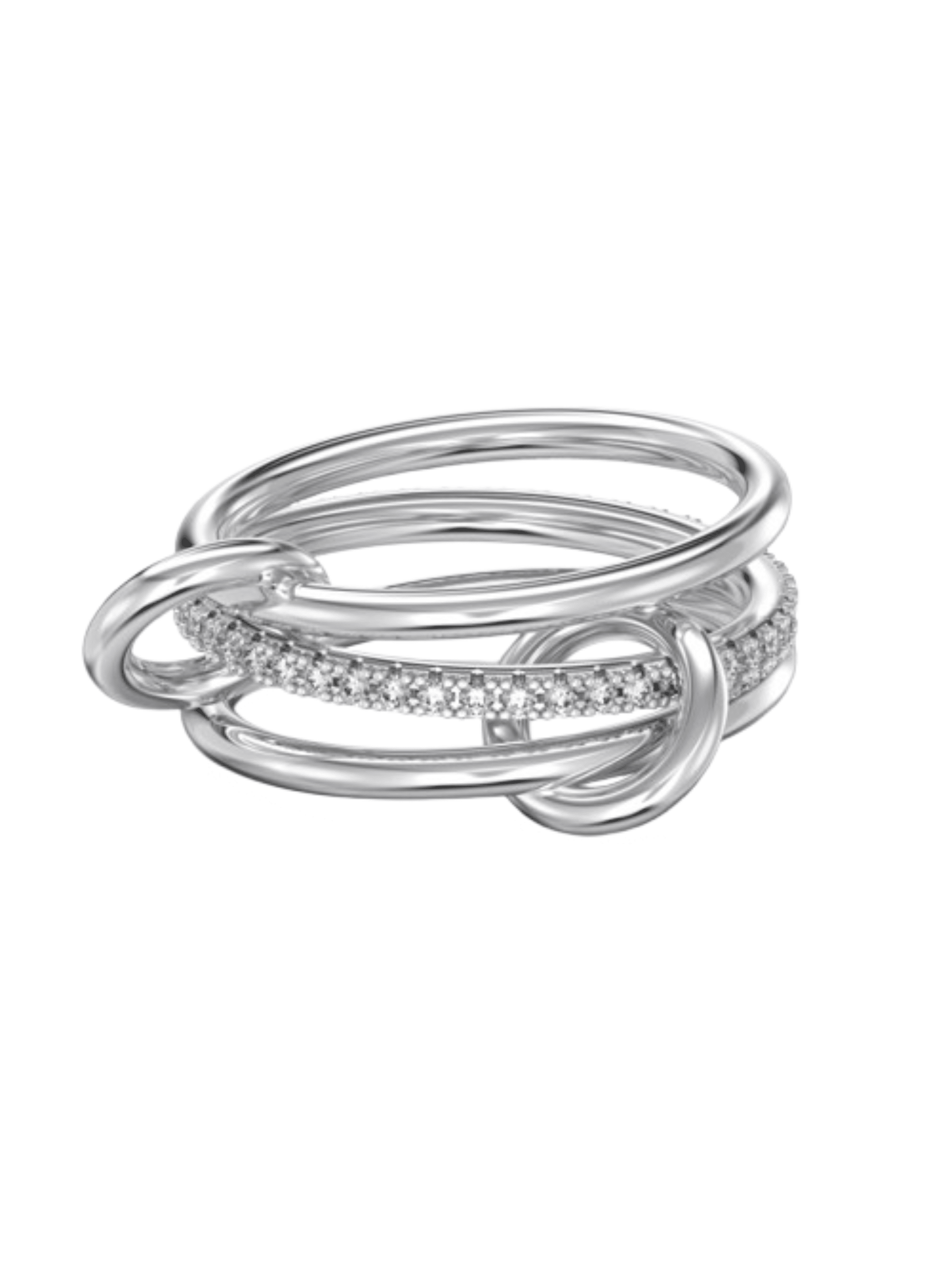 Nina Triple Band Sterling Silver Ring (Pre-Order)