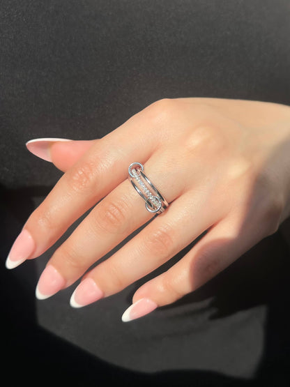Nina Triple Band Sterling Silver Ring (Pre-Order)