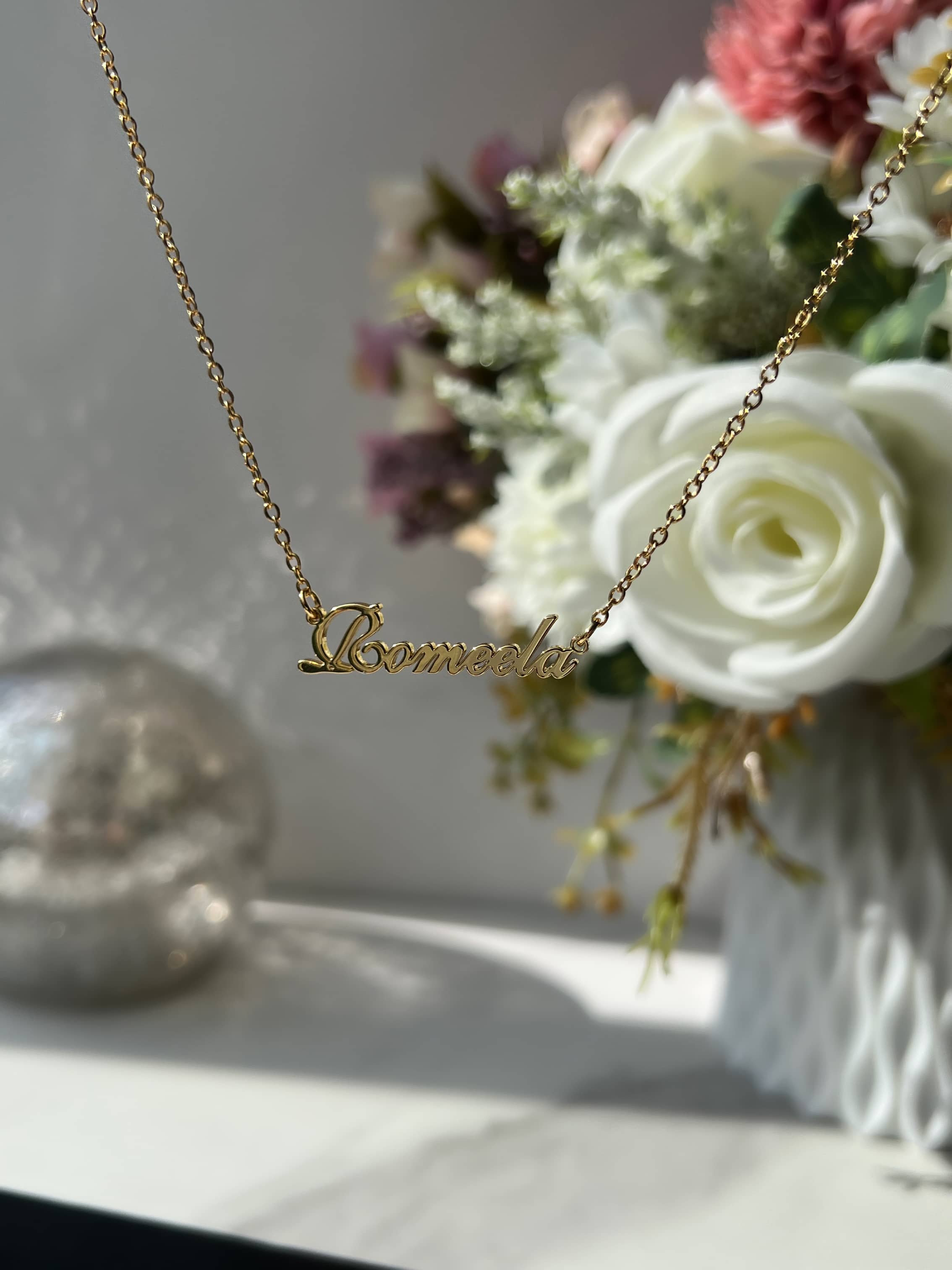Jasmine Custom Name Necklace