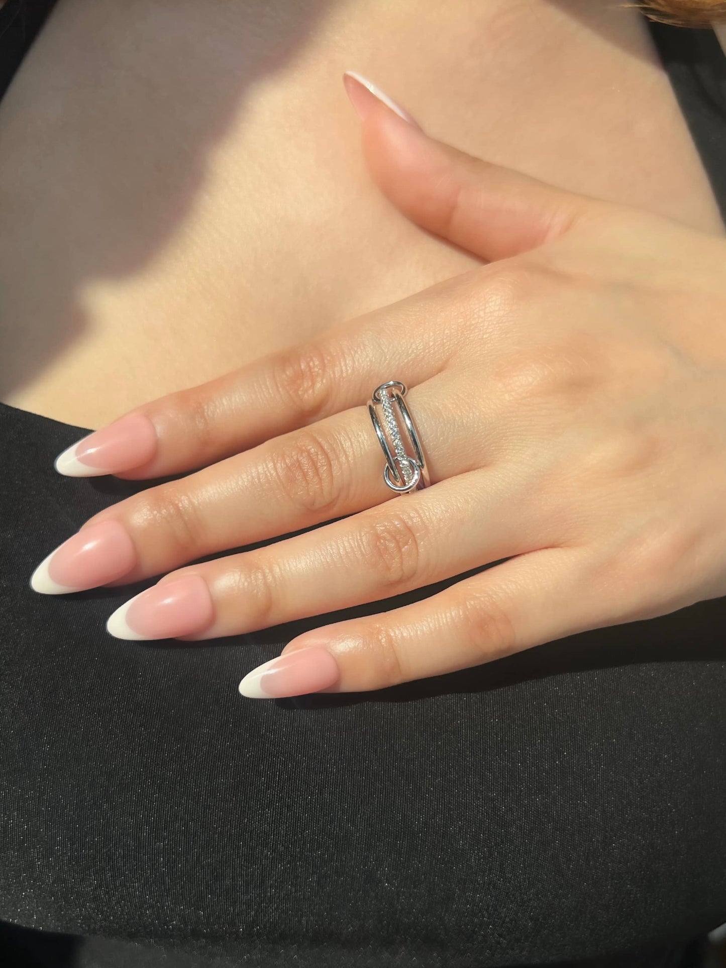 Nina Triple Band Sterling Silver Ring (Pre-Order)