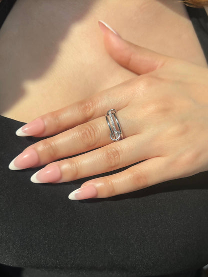 Nina Triple Band Sterling Silver Ring (Pre-Order)
