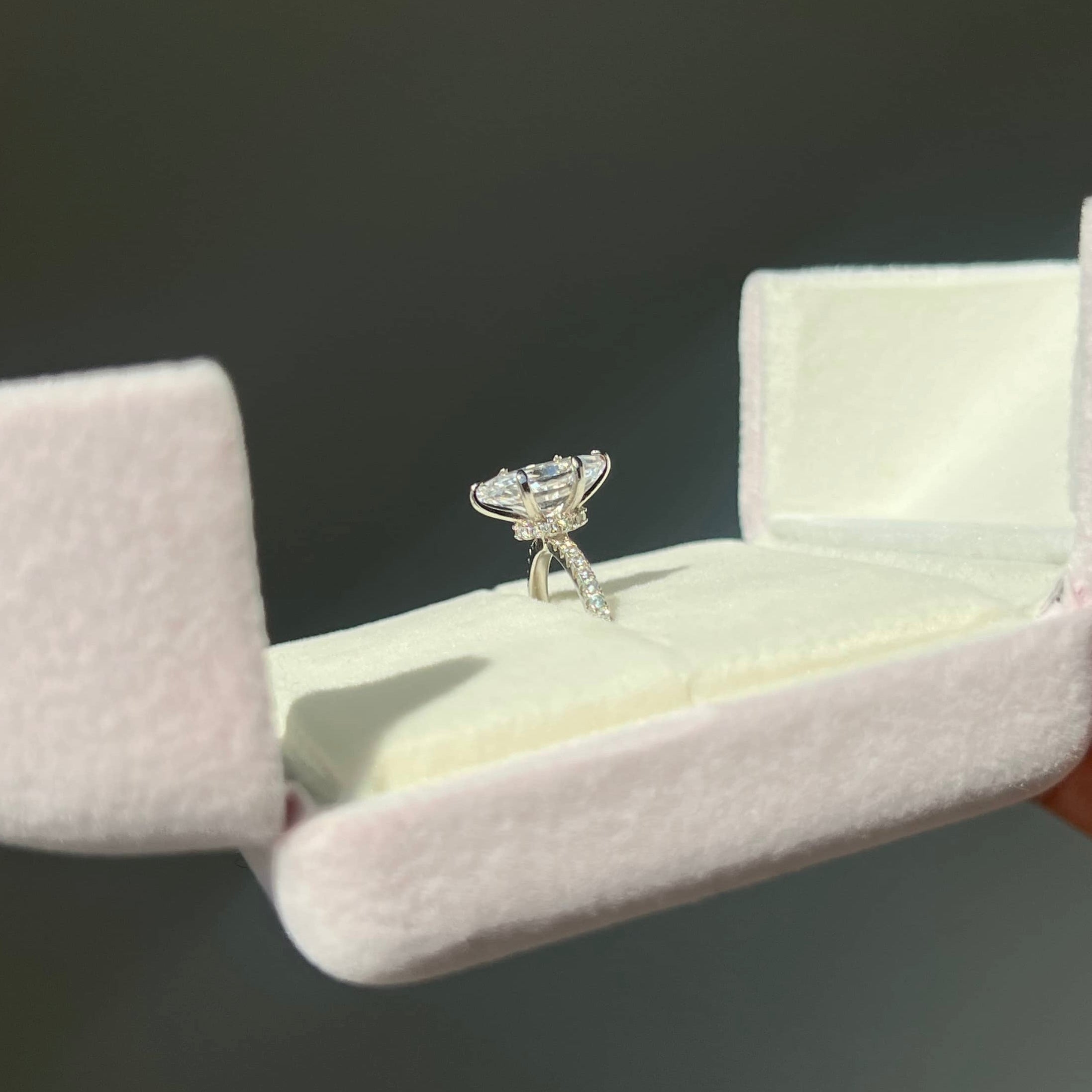 Farah Marquise Cut Sterling Silver Ring- Silver (Pre-Order)