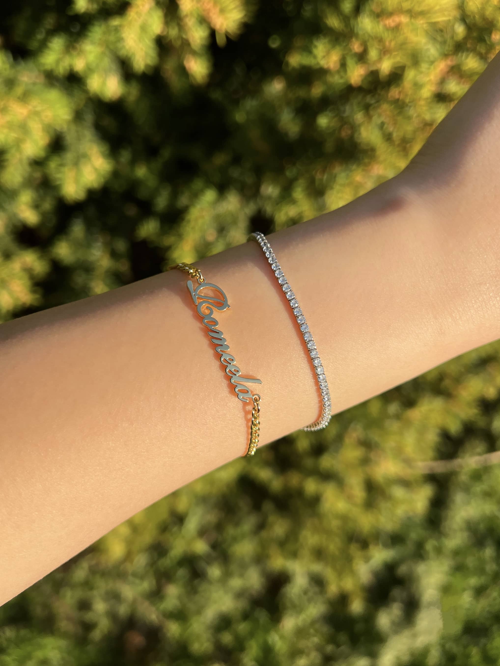 Jasmine Custom Name Bracelet