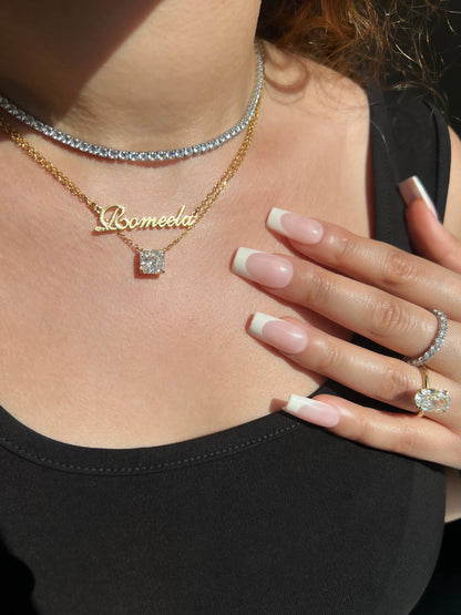 Jasmine Custom Name Necklace