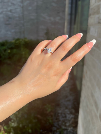 Bella Marquise Cut Sterling Silver Ring