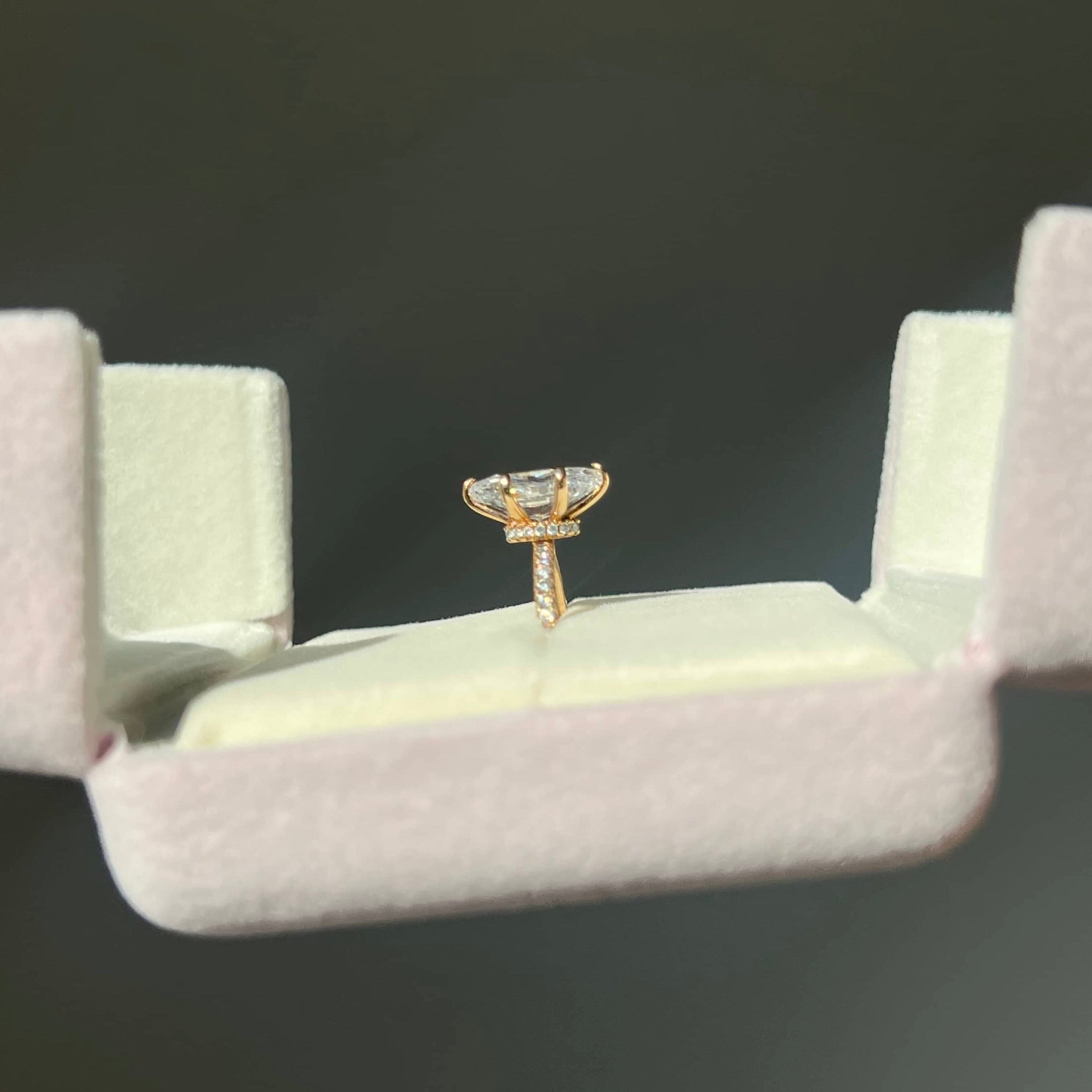 Farah Marquise Cut Sterling Silver Ring- Gold (Pre-Order)