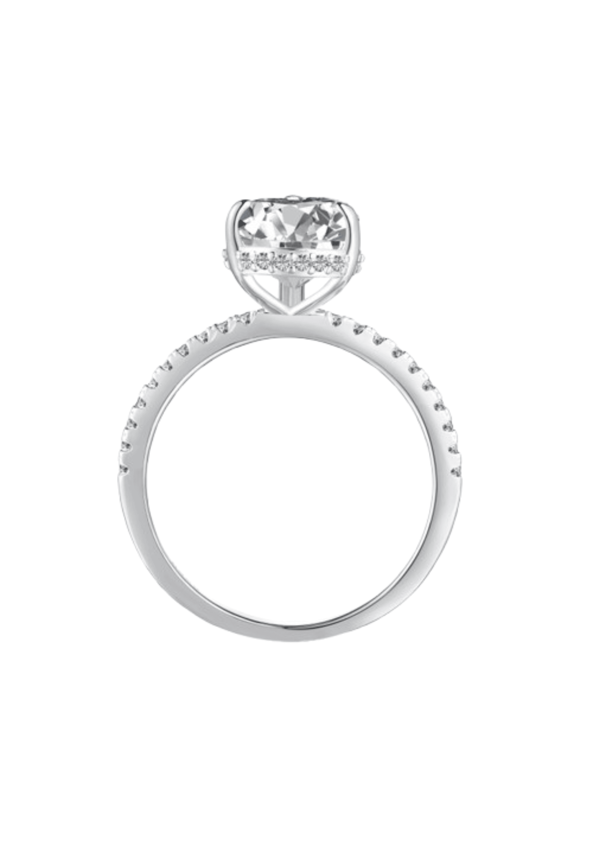 Seréna Pear Cut Sterling Silver Ring- Silver (Pre-Order)