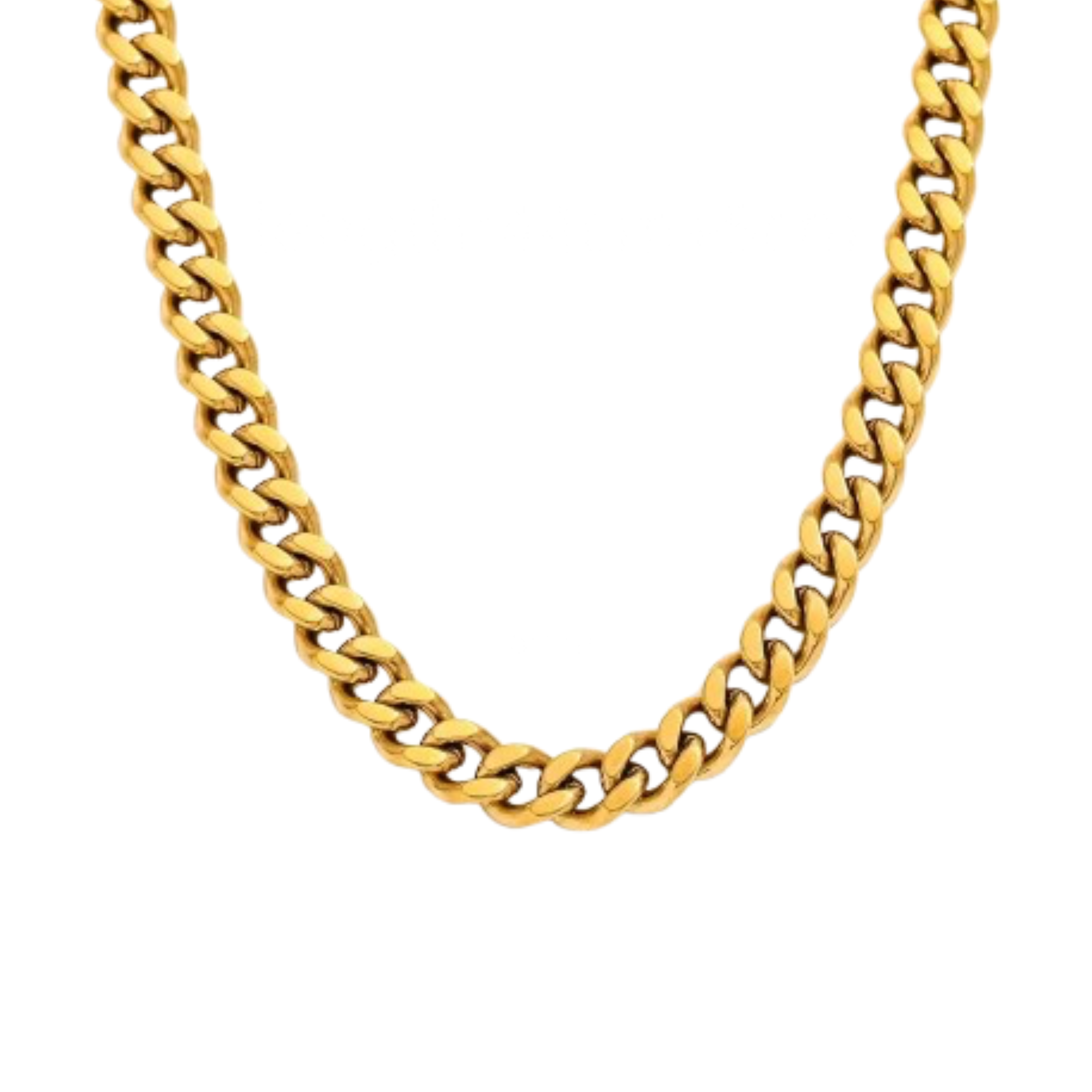 Classic Cuban Chain Necklace- Gold