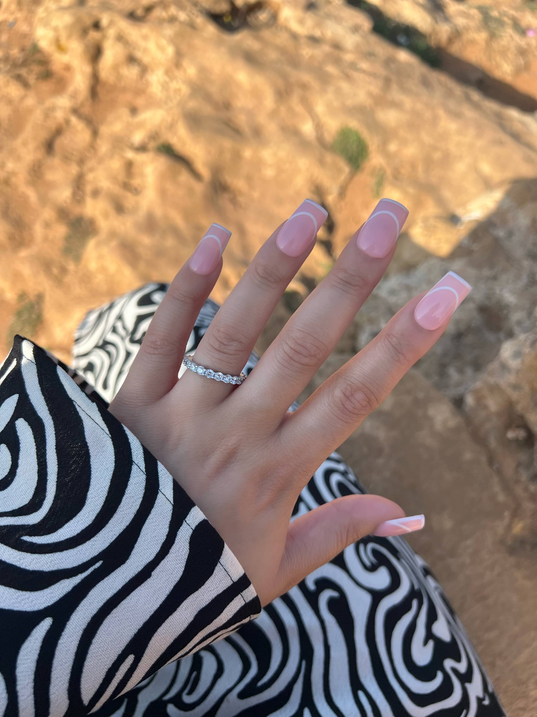 Eva Round Cut Eternity Band Sterling Silver Ring- Silver (Pre-Order)