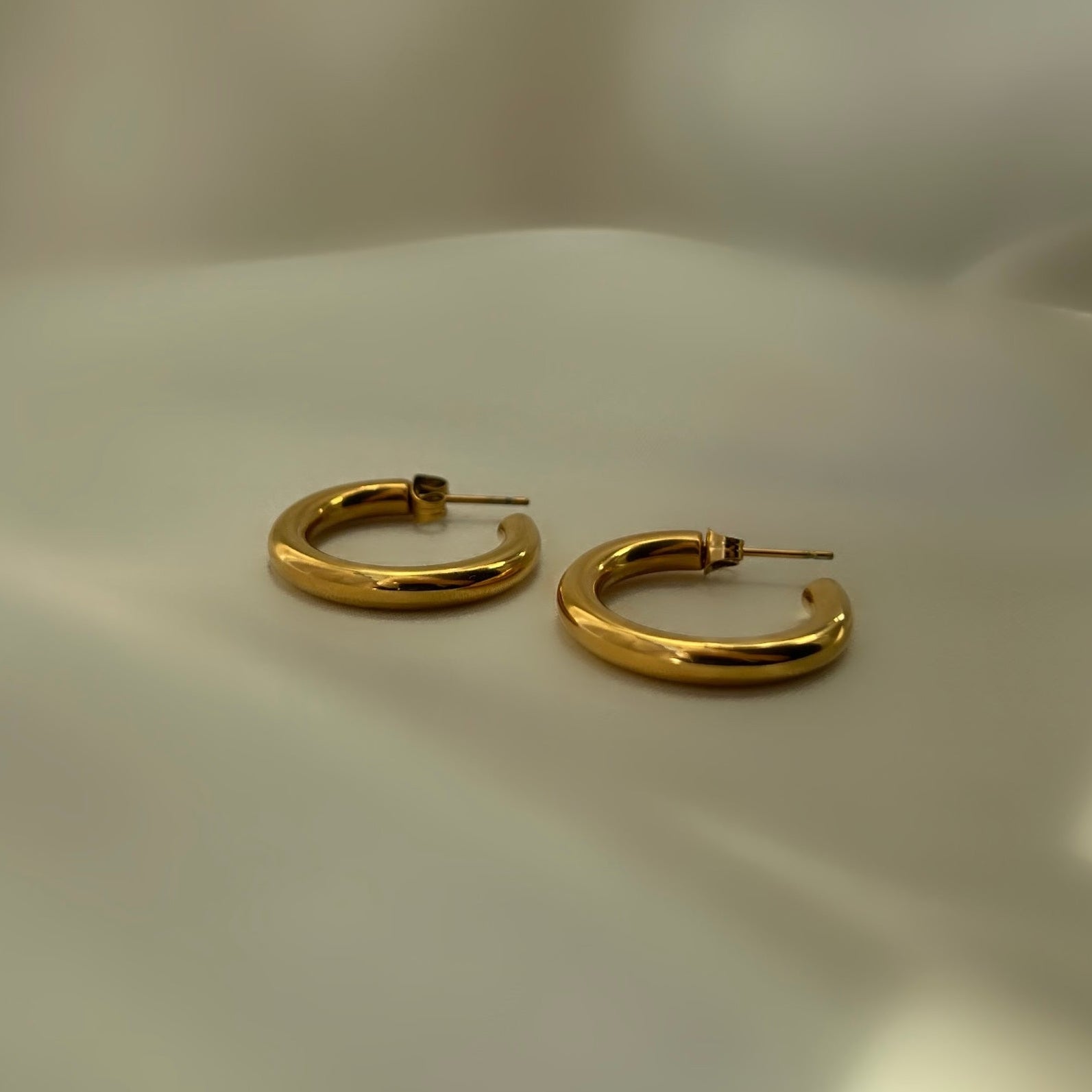 Savannah Classic Gold Hoop Earrings
