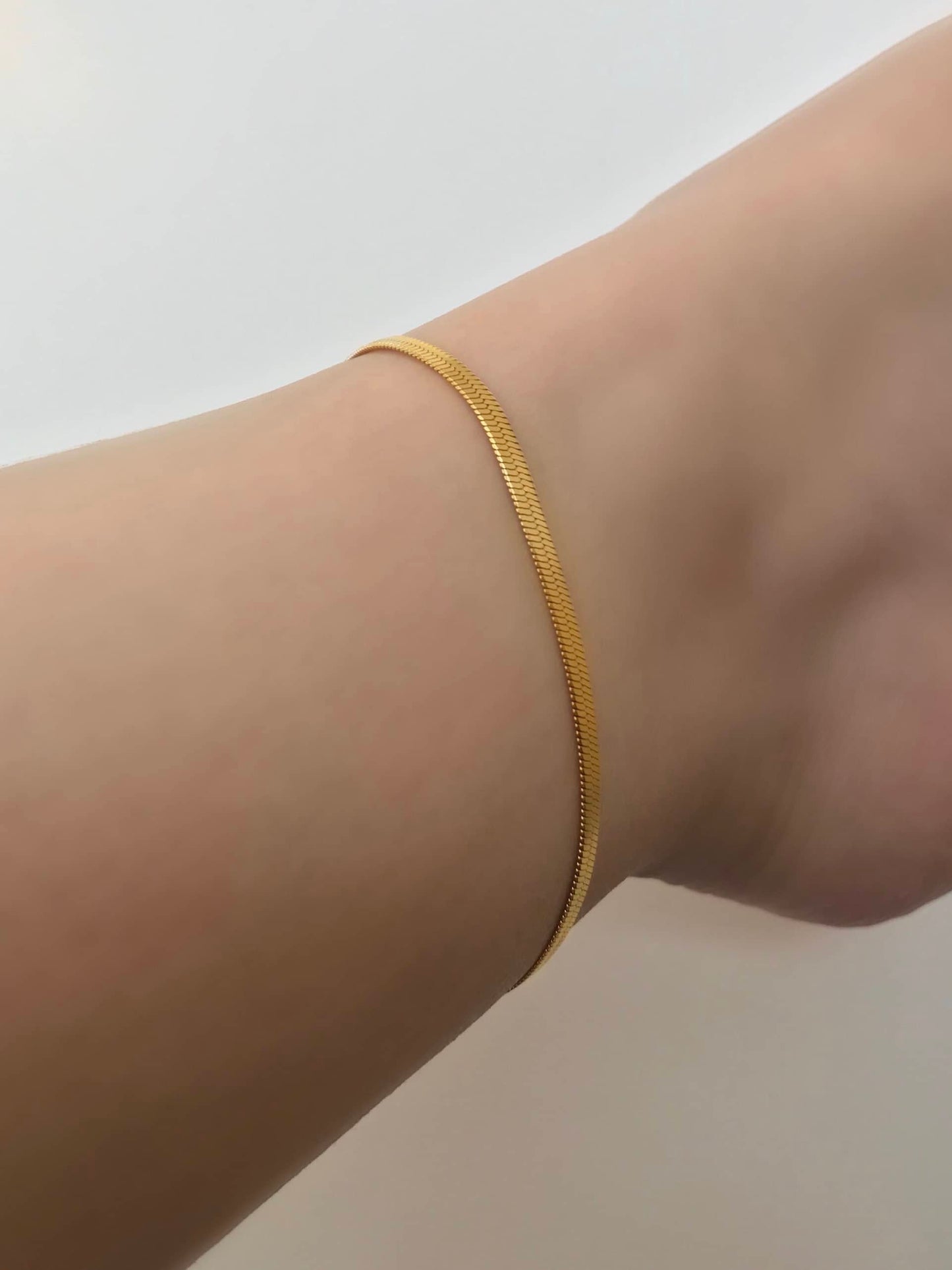 Snake Chain Anklet- Gold