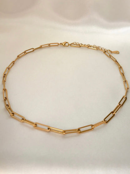 Gold Link Chain Necklace