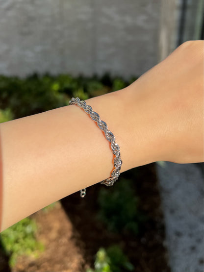 Twist Rope Chain Bracelet