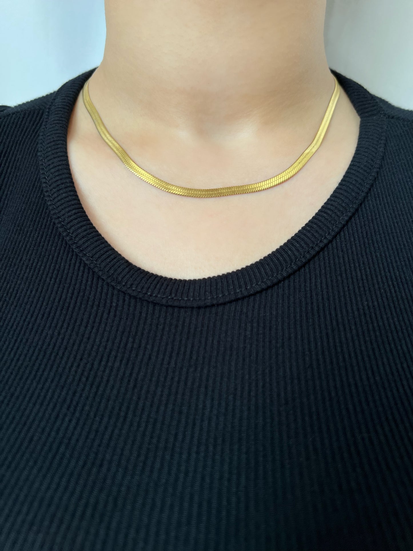 Snake Chain Necklace- Gold