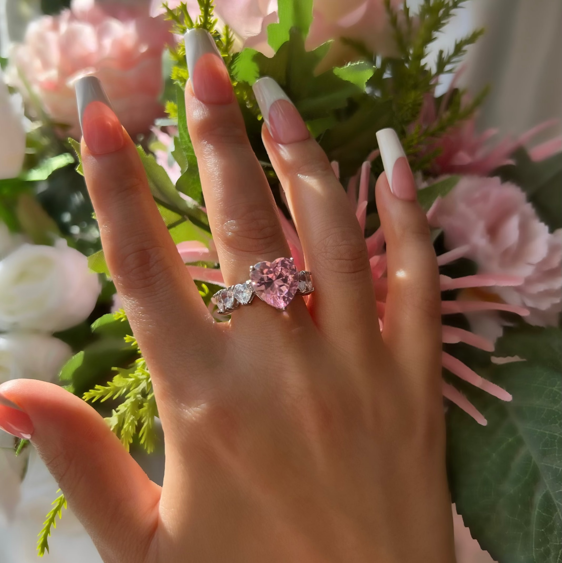 Princess Heart Ring- Pink
