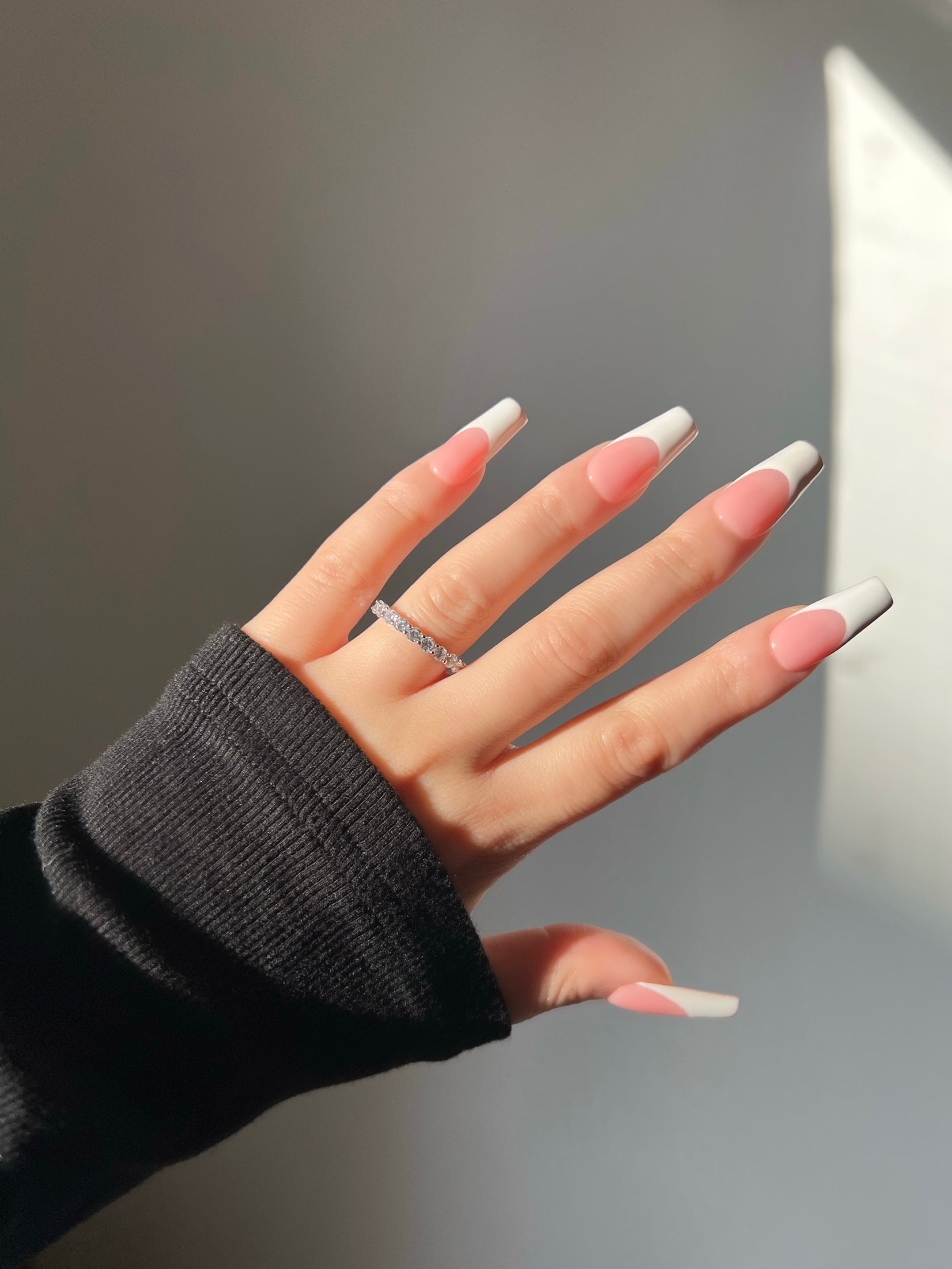 Eva Round Cut Eternity Band Sterling Silver Ring- Silver (Pre-Order)