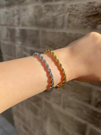 Twist Rope Chain Bracelet