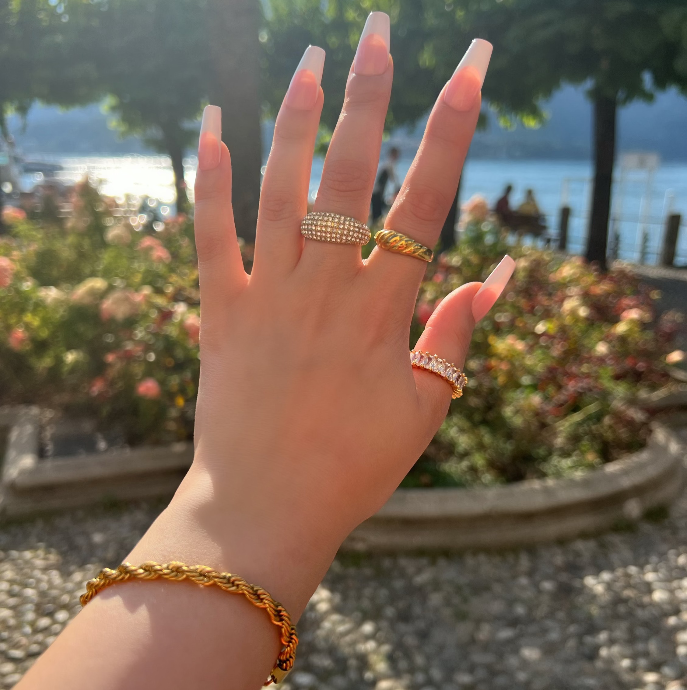 Cianá Gold Cubic Zirconia Ring