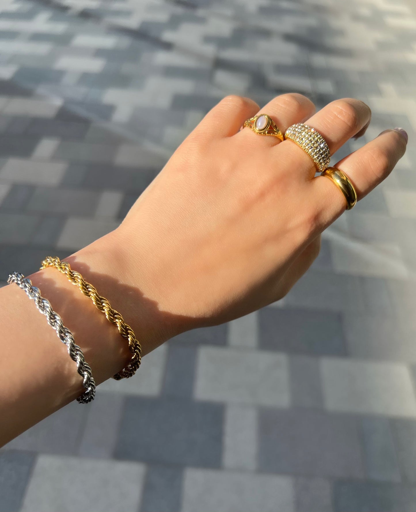 Twist Rope Chain Bracelet